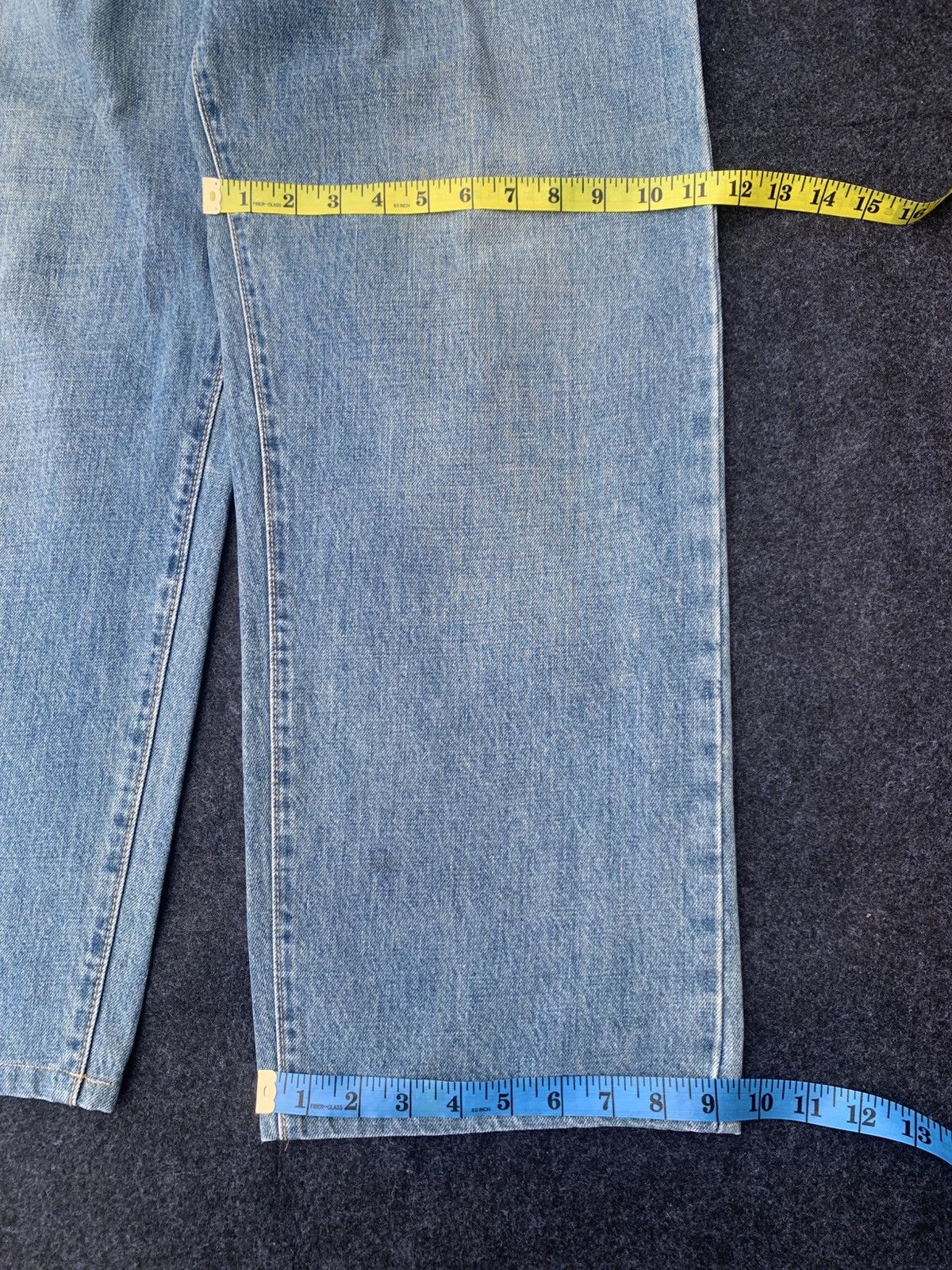 Japanese Brand BAGGY GL HEART JEANS. Size US 33 - 5 Thumbnail