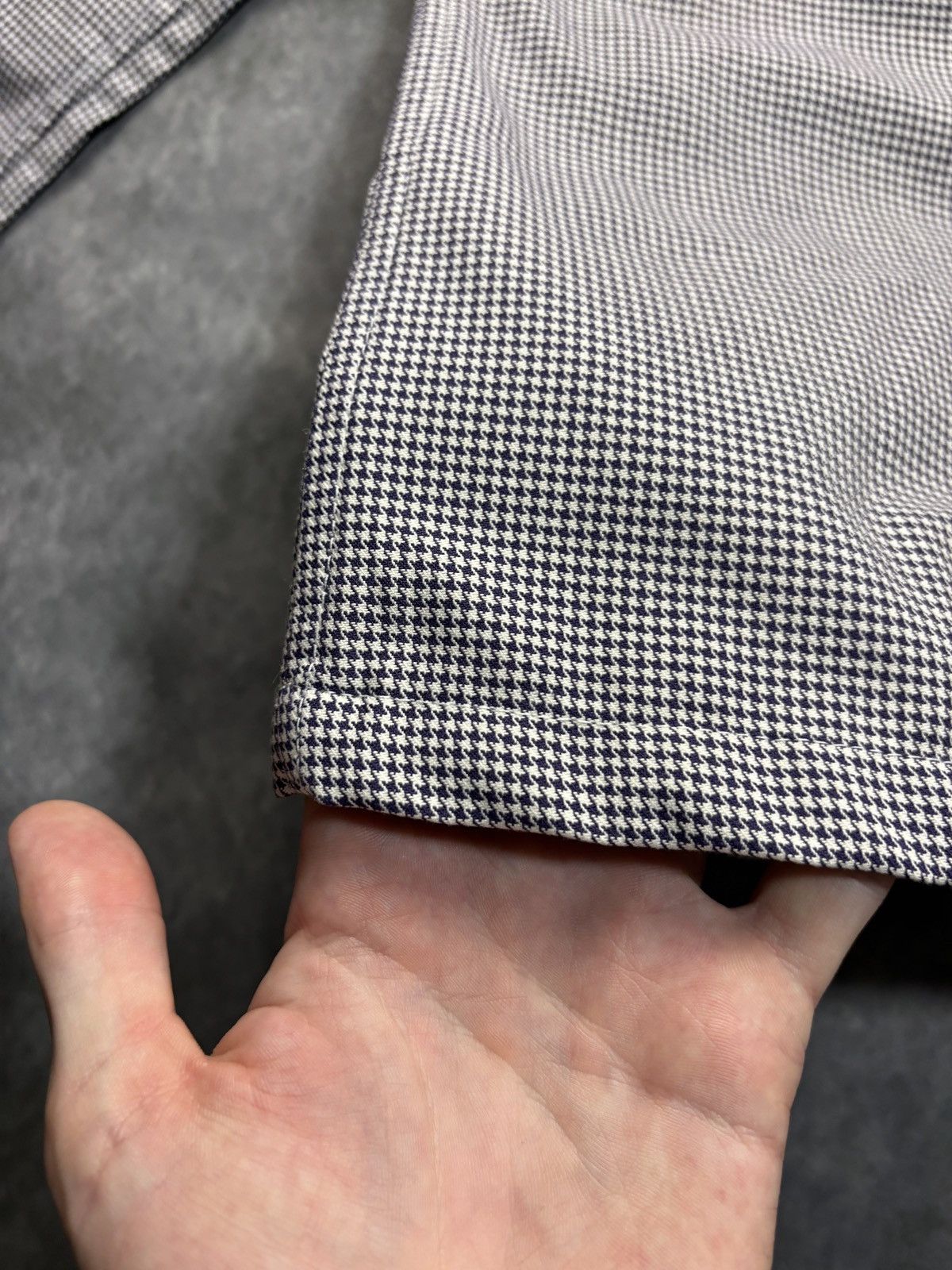 Sabre Vintage French Chore Jacket Crop Moleskin Houndstooth Canvas Size US S / EU 44-46 / 1 - 8 Thumbnail