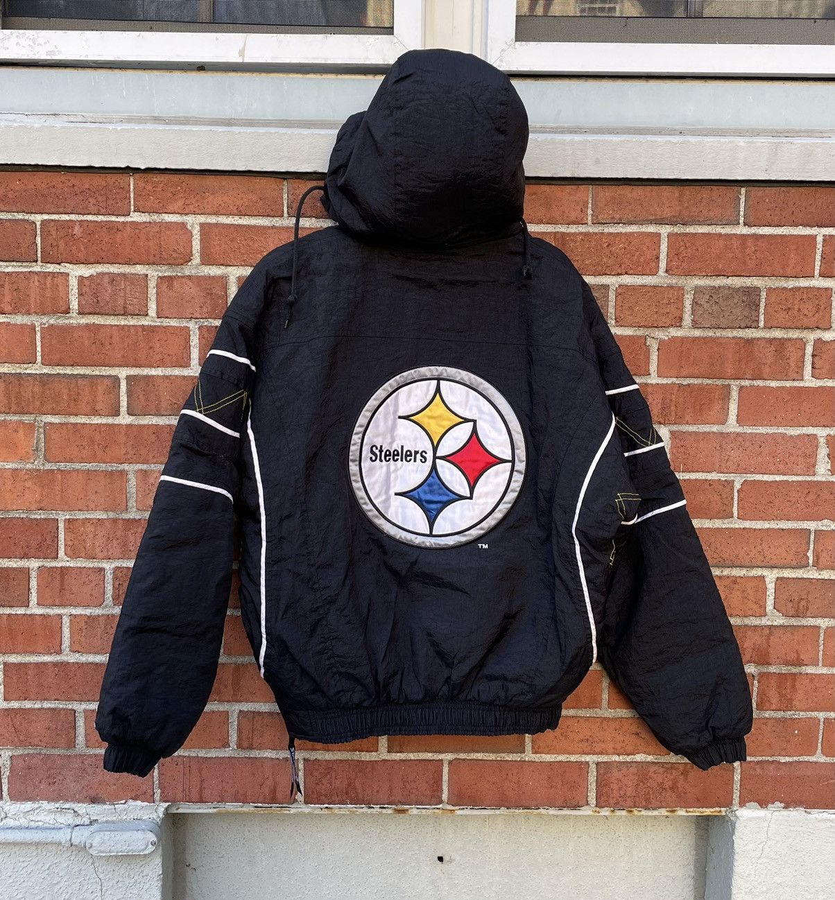 Starter Vintage 90s Starter Pro Line Steelers half zip Kangaroo Size US S / EU 44-46 / 1 - 9 Thumbnail