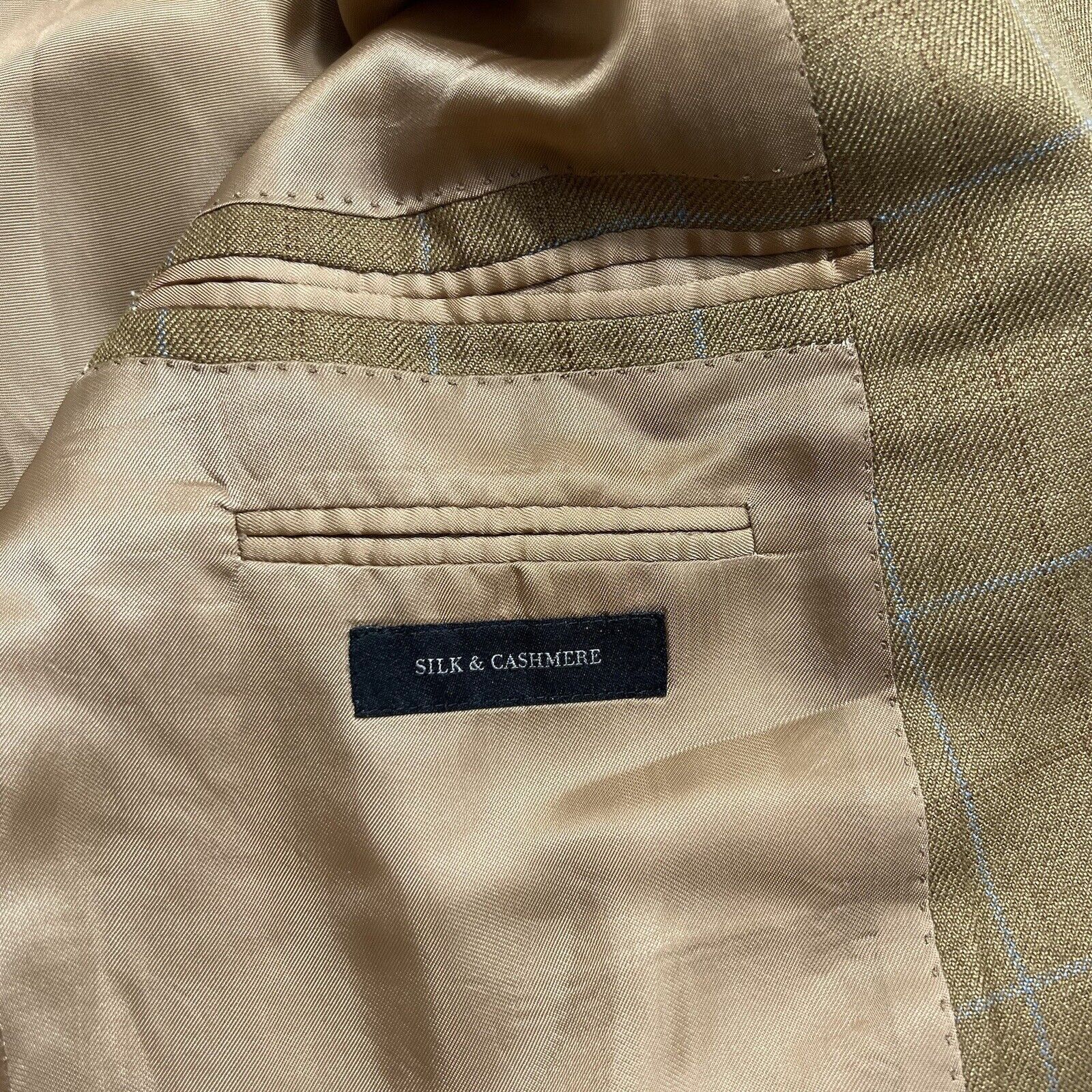 Ermenegildo Zegna Ermenegildo Zegna 44 Regular Silk & Cashmere Suit Jacket Size 44R - 9 Thumbnail
