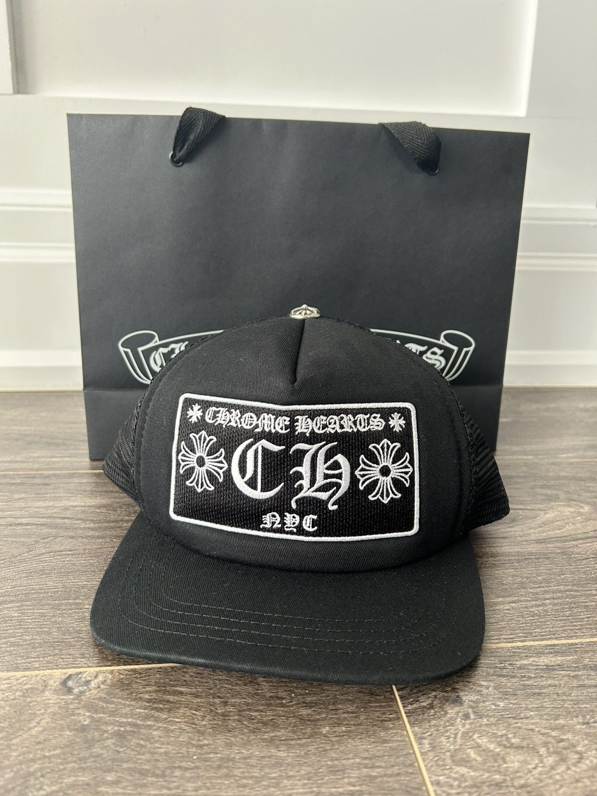Chrome Hearts Chrome Hearts NYC Trucker Hat Size ONE SIZE - 1 Thumbnail