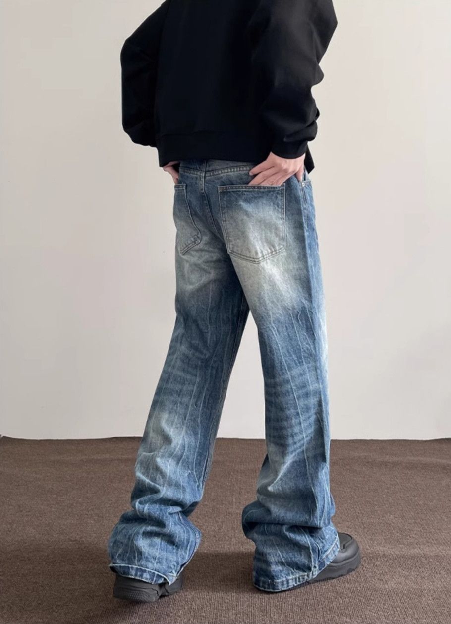 Japanese Brand × Jean Men Baggy Gradient Color Denim Jeans Size US 30 / EU 46 - 2 Thumbnail