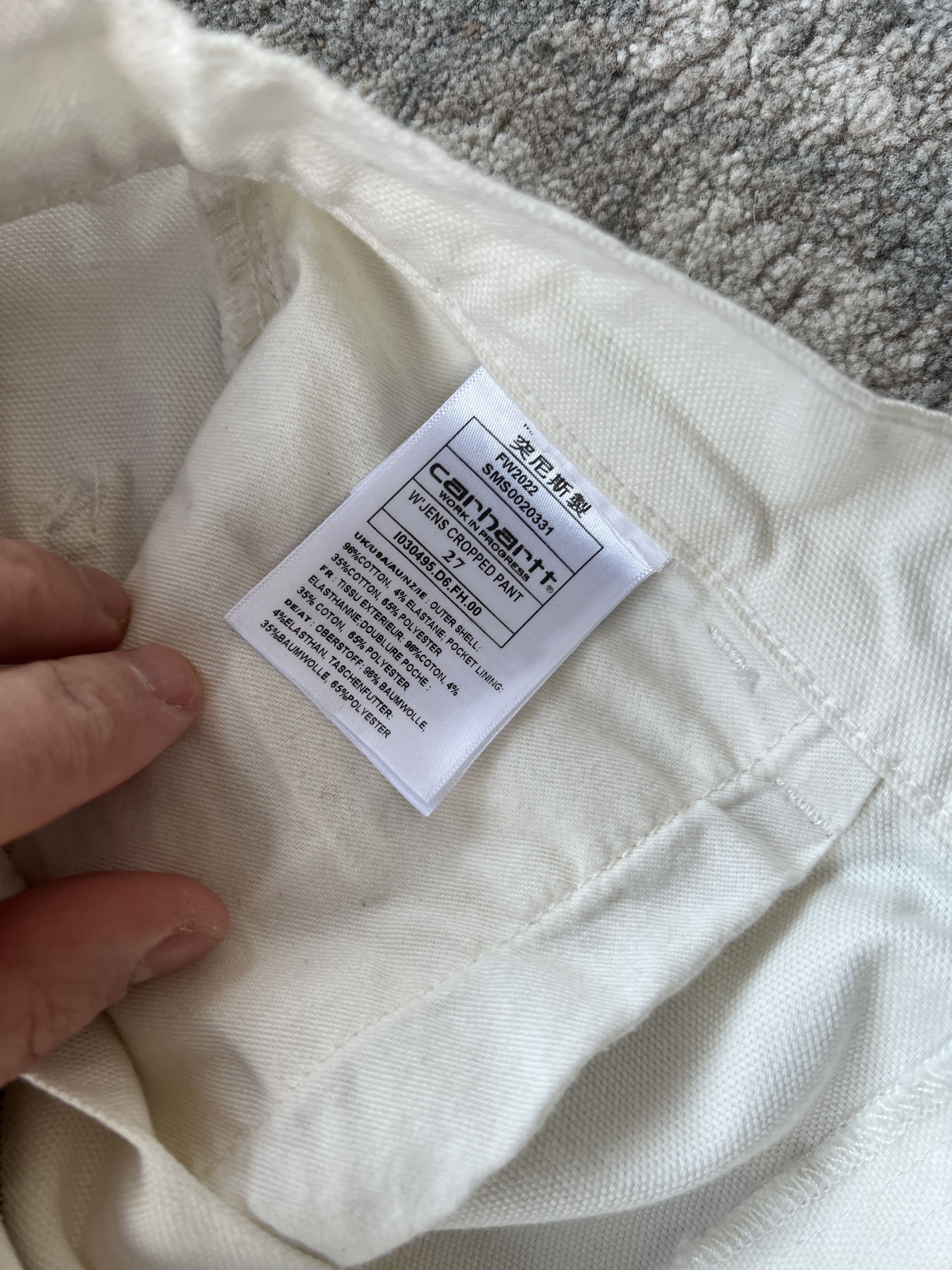 Carhartt Carhartt W'jens Cropped Pant Size 27" / US 4 / IT 40 - 8 Thumbnail