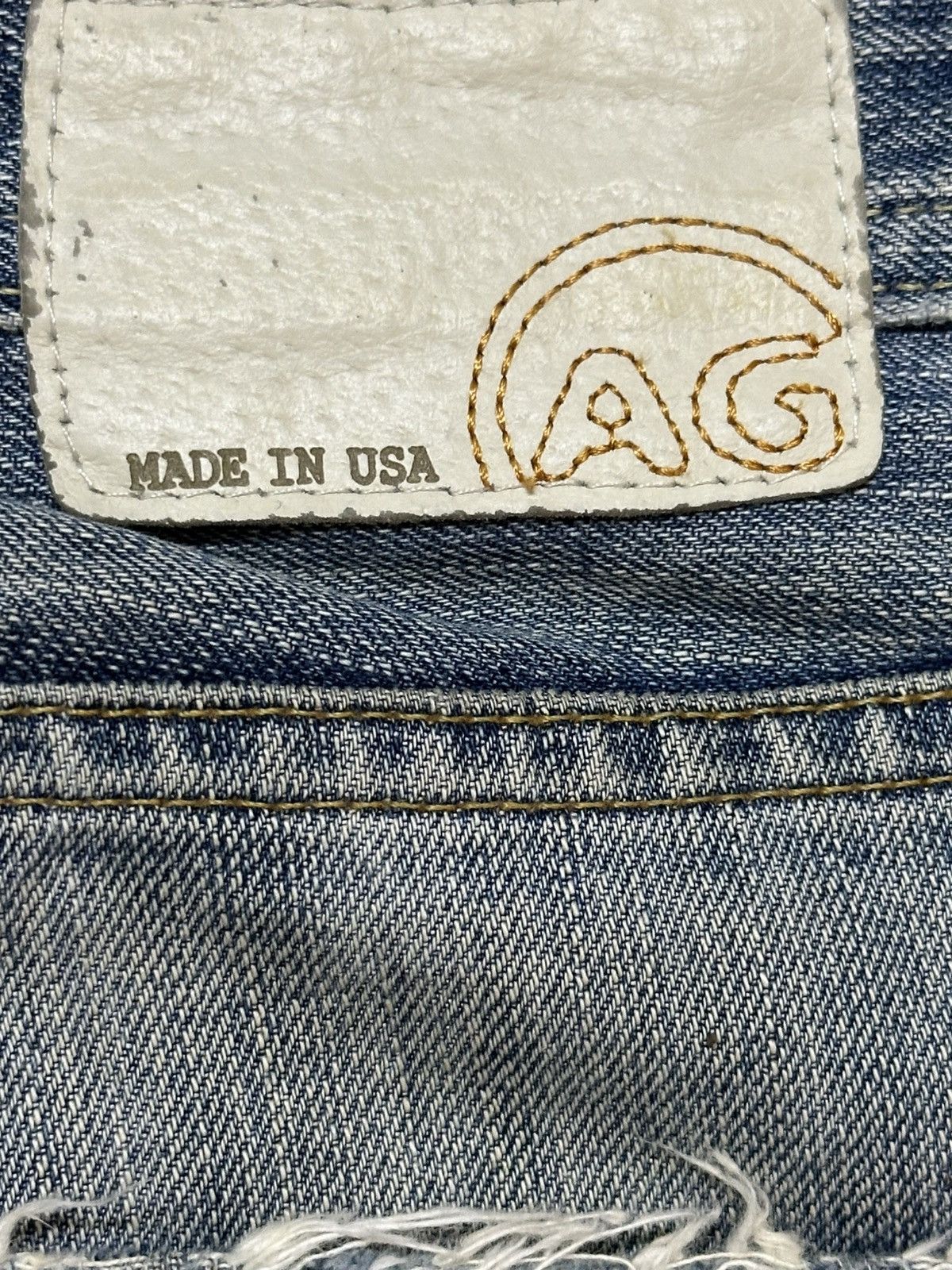 AG Adriano Goldschmied Vintage Usa Adriano Goldschmied Faded Wash Distressed Jeans Size US 32 / EU 48 - 9 Thumbnail