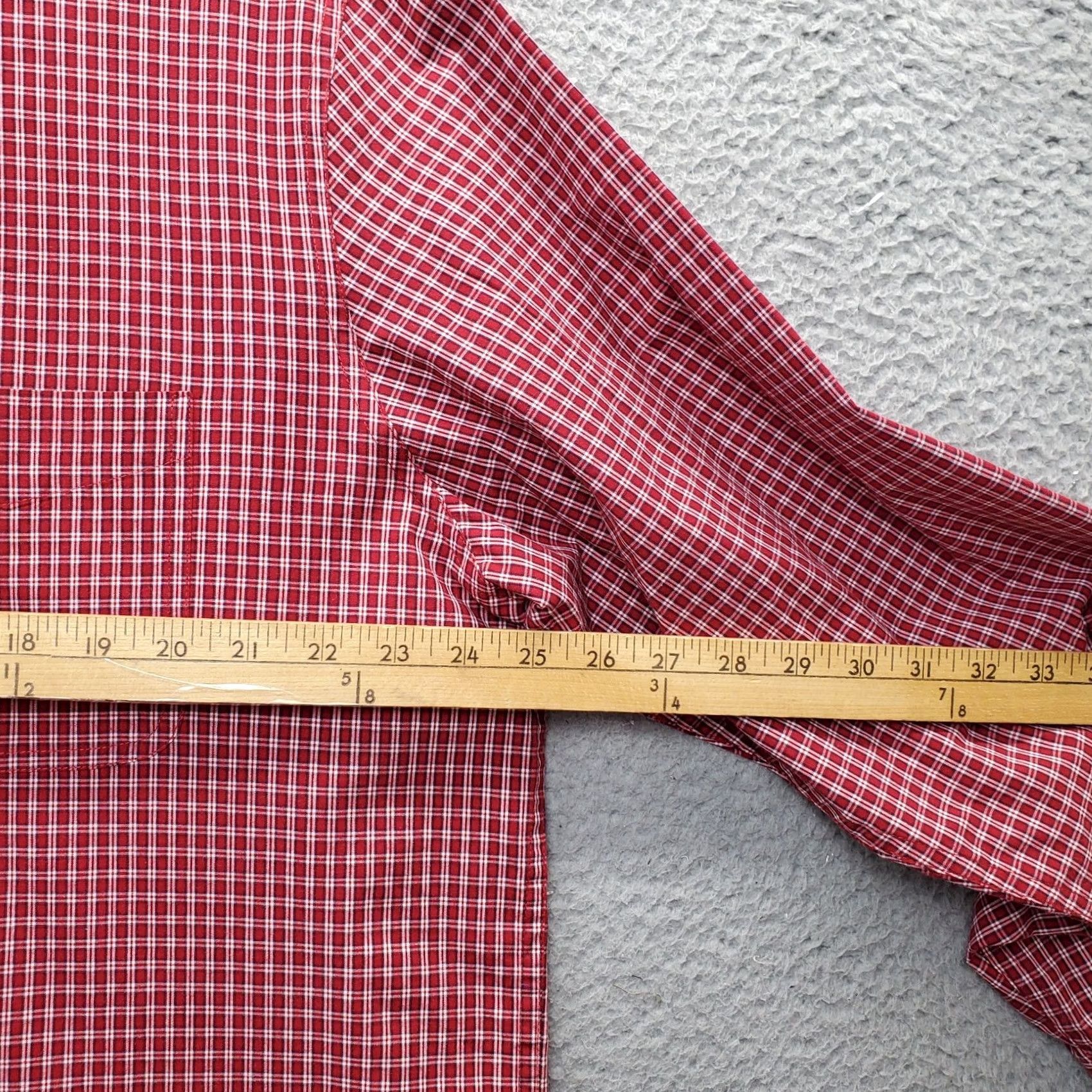Chaps Chaps Men XL Multi Check Easy Care Long Sleeve Button-Down Shirt Size US XL / EU 56 / 4 - 7 Thumbnail