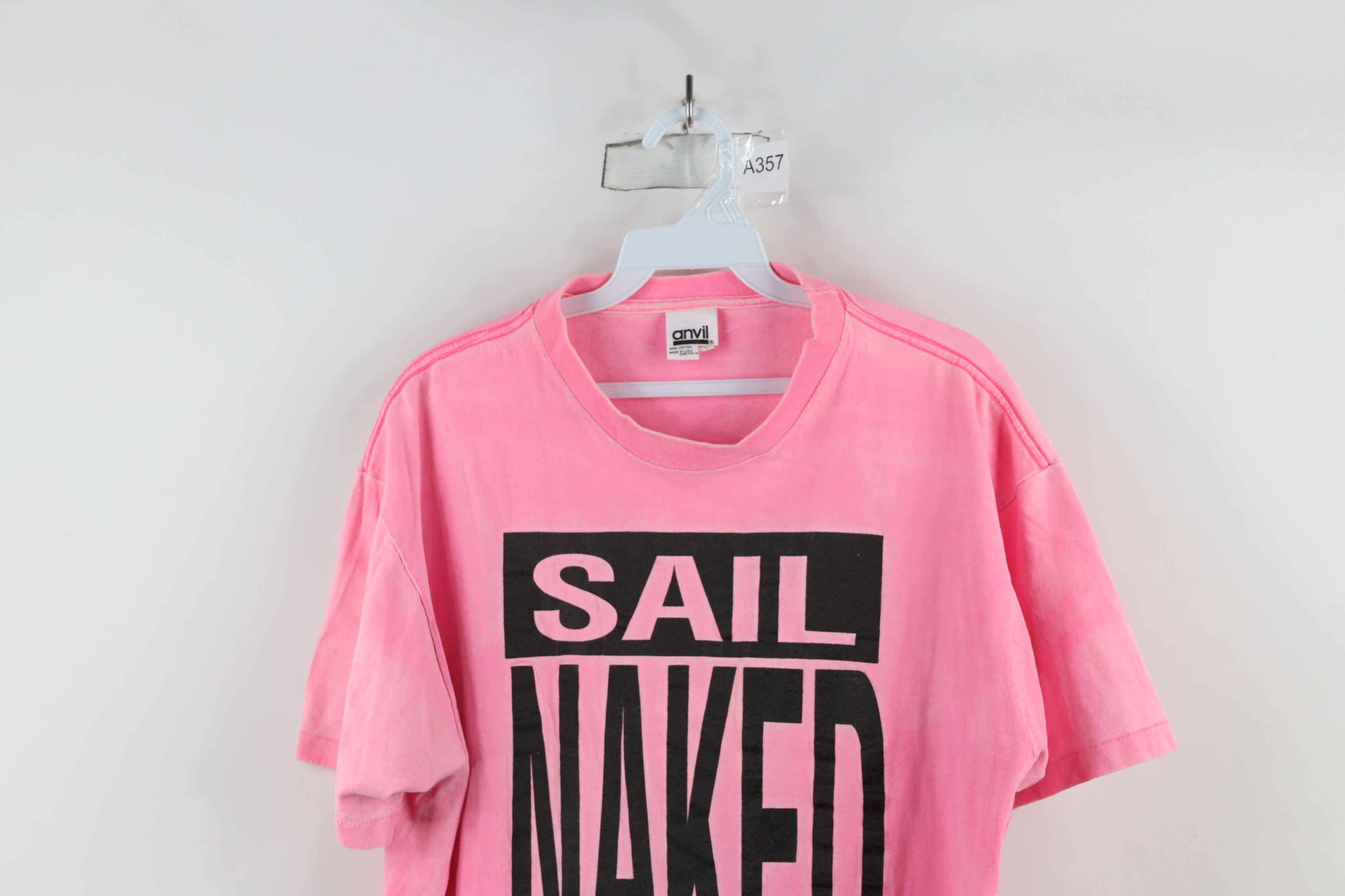 Vintage Vintage 90s Streetwear Spell Sail Naked Sailboat T-Shirt USA Size US L / EU 52-54 / 3 - 2 Thumbnail