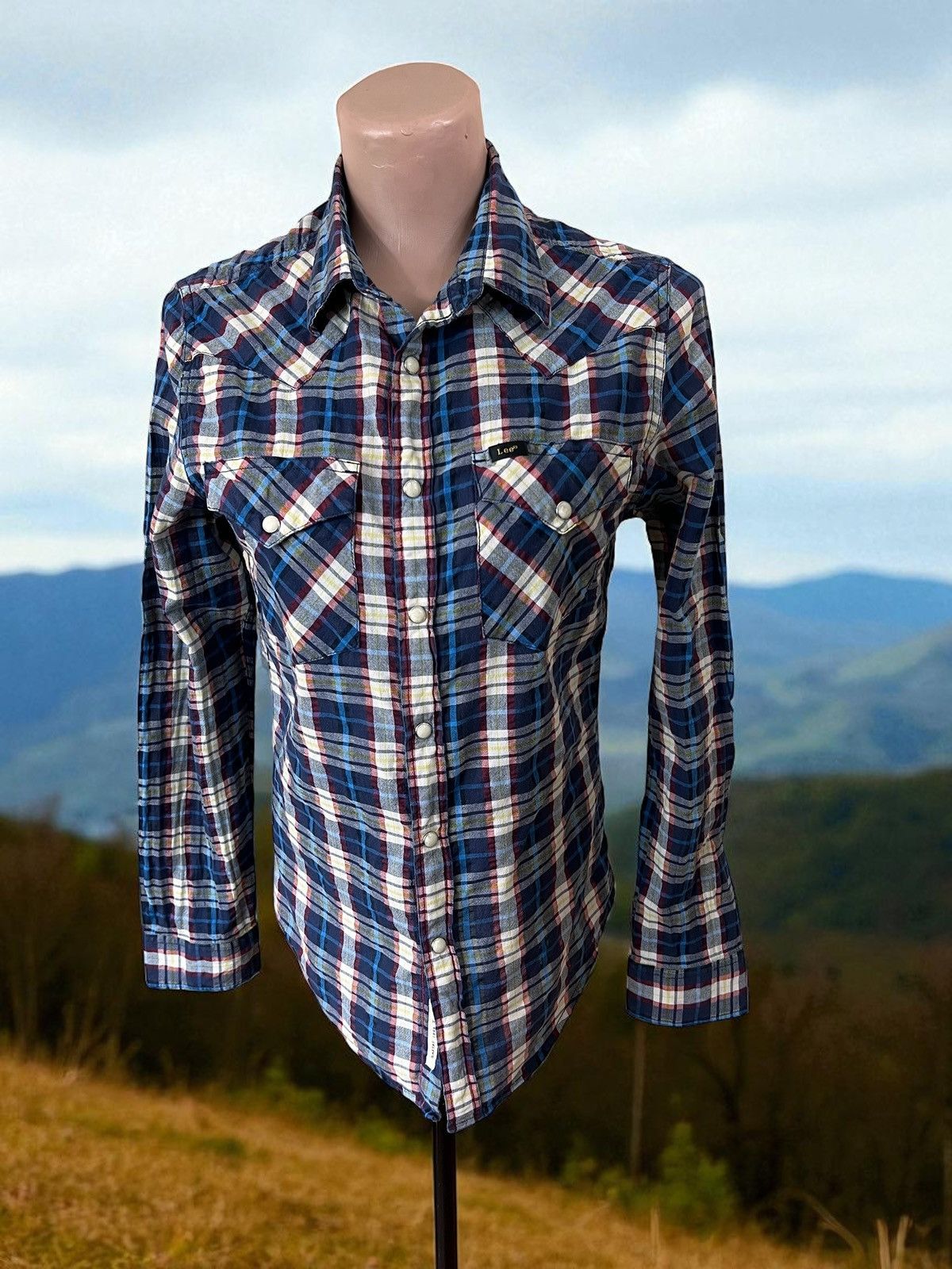 Lee Lee Kansas shirt size S checked long sleeve Size S / US 4 / IT 40 - 1 Thumbnail