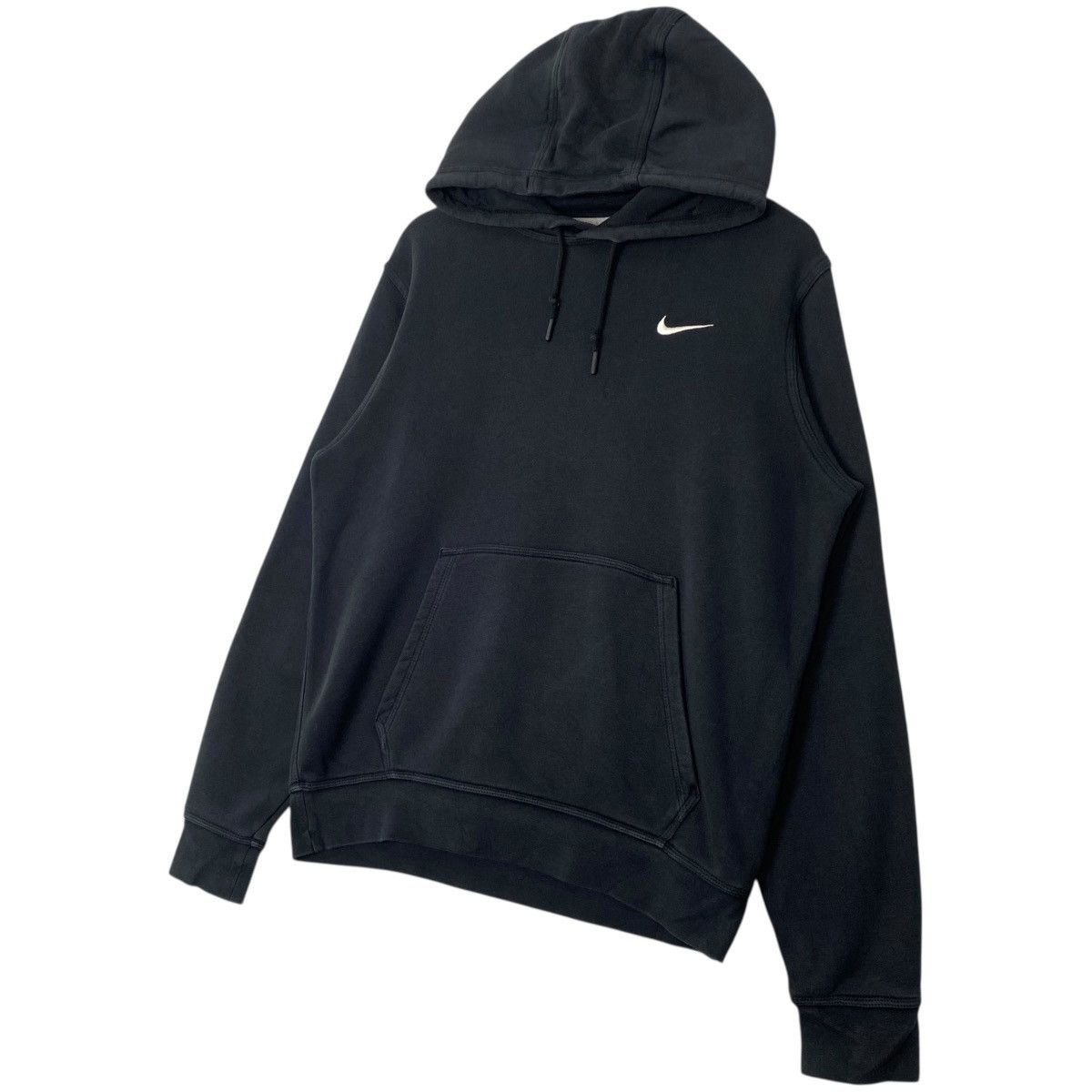 Vintage Vintage Nike Swoosh Hoodie Sweater Logo Navy Blue Size M Size US M / EU 48-50 / 2 - 2 Thumbnail