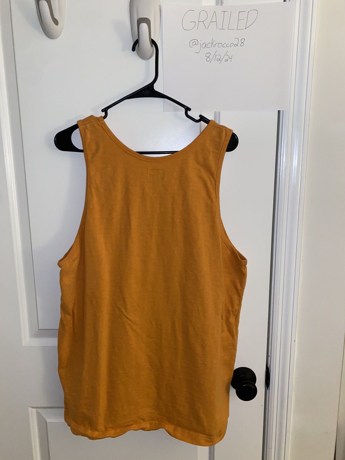 Supreme Supreme Orange Tank Top Size US XL / EU 56 / 4 - 2 Thumbnail