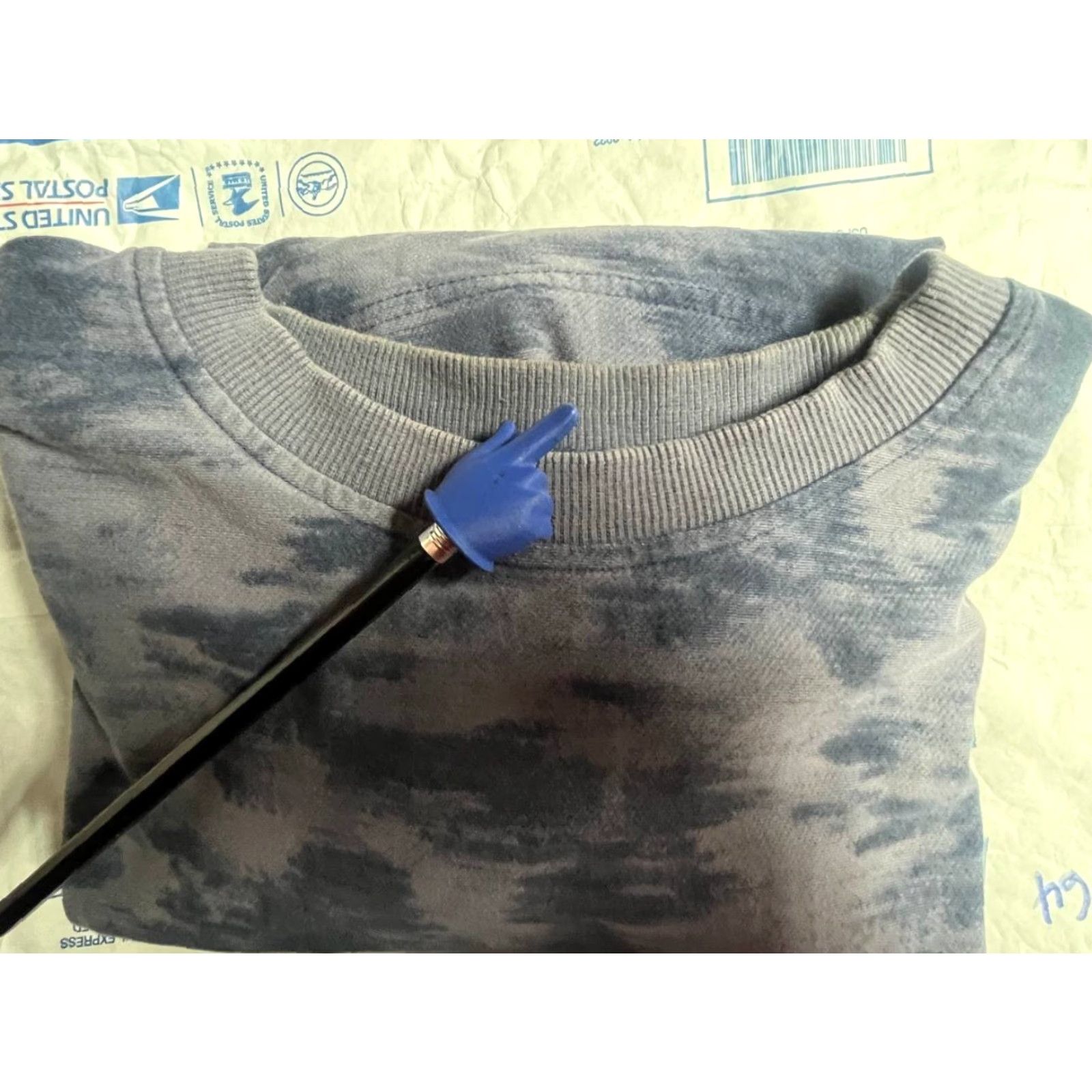 Athleta Athleta Sweatshirt Farallon Crew Neck Blue Purple Camouflage Women S Pullover Casual Activewear Sweatshirt Size S / US 4 / IT 40 - 7 Thumbnail