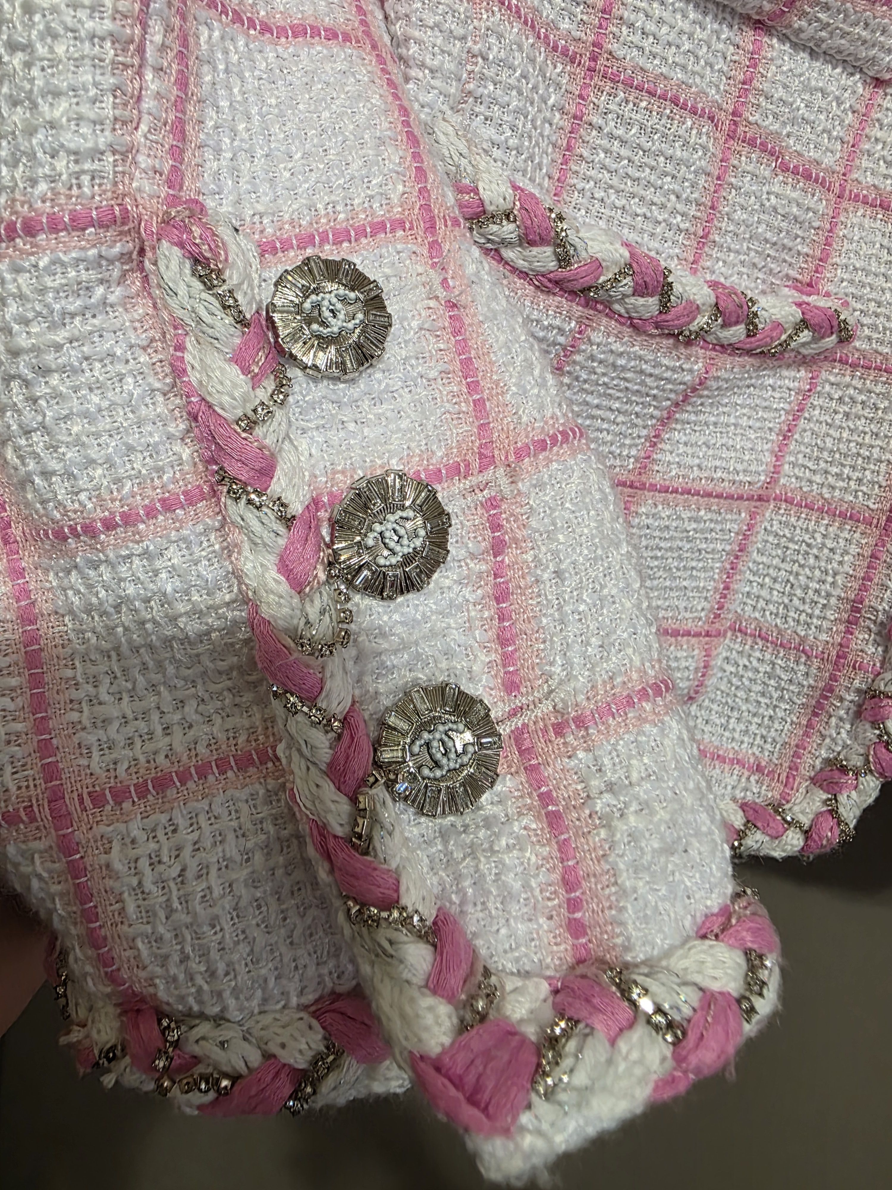 Chanel Chanel Tweed jasket Cruise 23C Monte-Carlo Runway size 40 Size M / US 6-8 / IT 42-44 - 7 Thumbnail