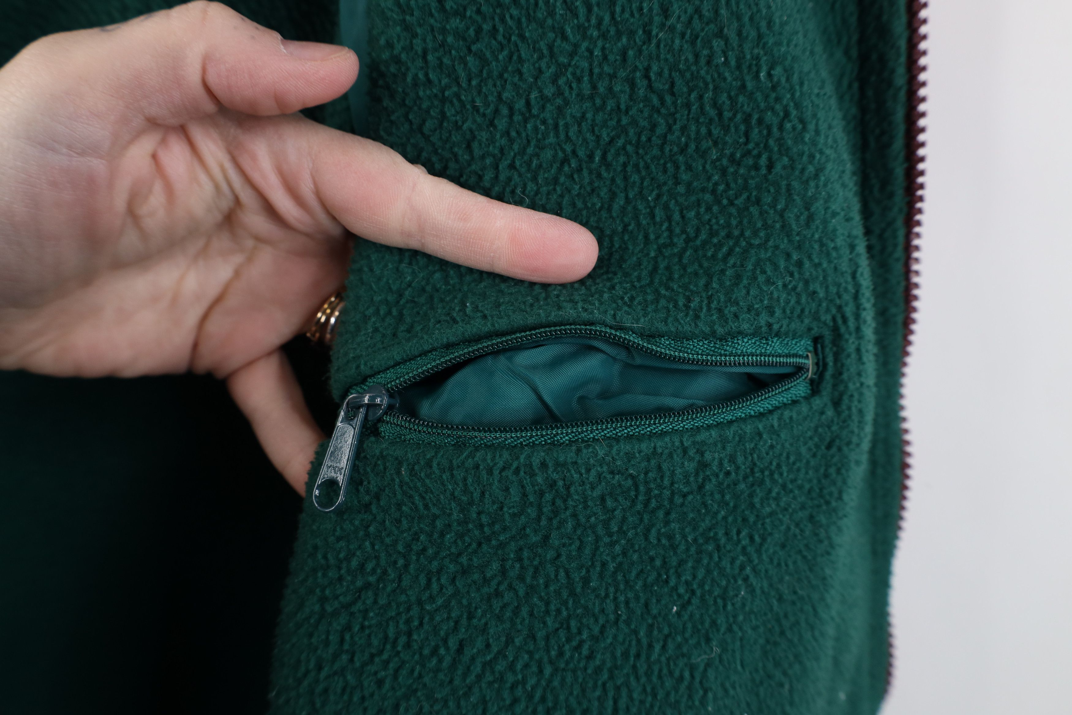 Lands' End Vintage 90s Lands End Fleece Lined Squall Bomber Jacket USA Size US XL / EU 56 / 4 - 11 Thumbnail