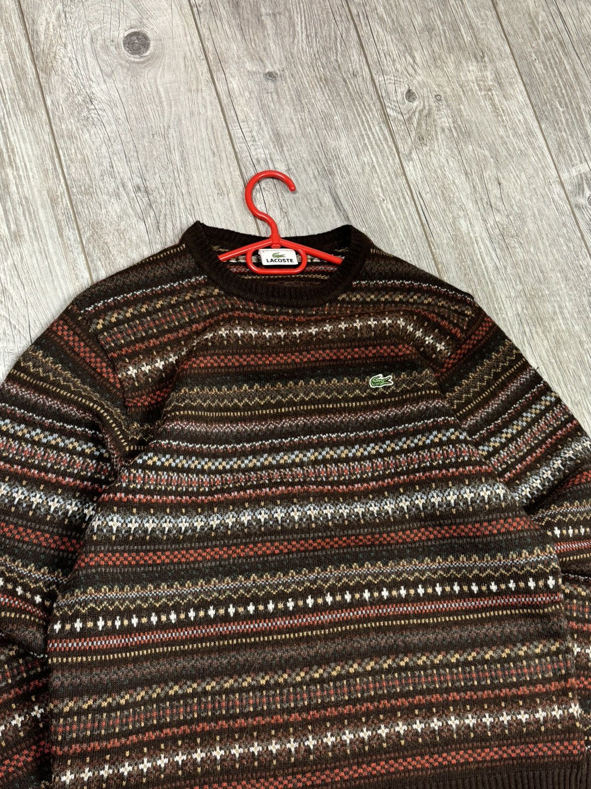 Lacoste VINTAGE SWEATSHIRT LACOSTE LUXURY SWEATER SIZE S Size US S / EU 44-46 / 1 - 11 Thumbnail