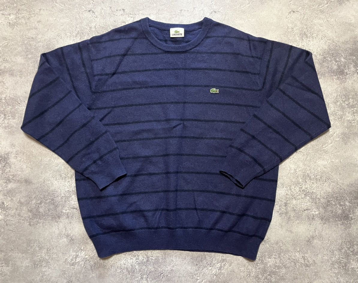 Lacoste Vintage Lacoste wool sweater Size US XL / EU 56 / 4 - 1 Thumbnail