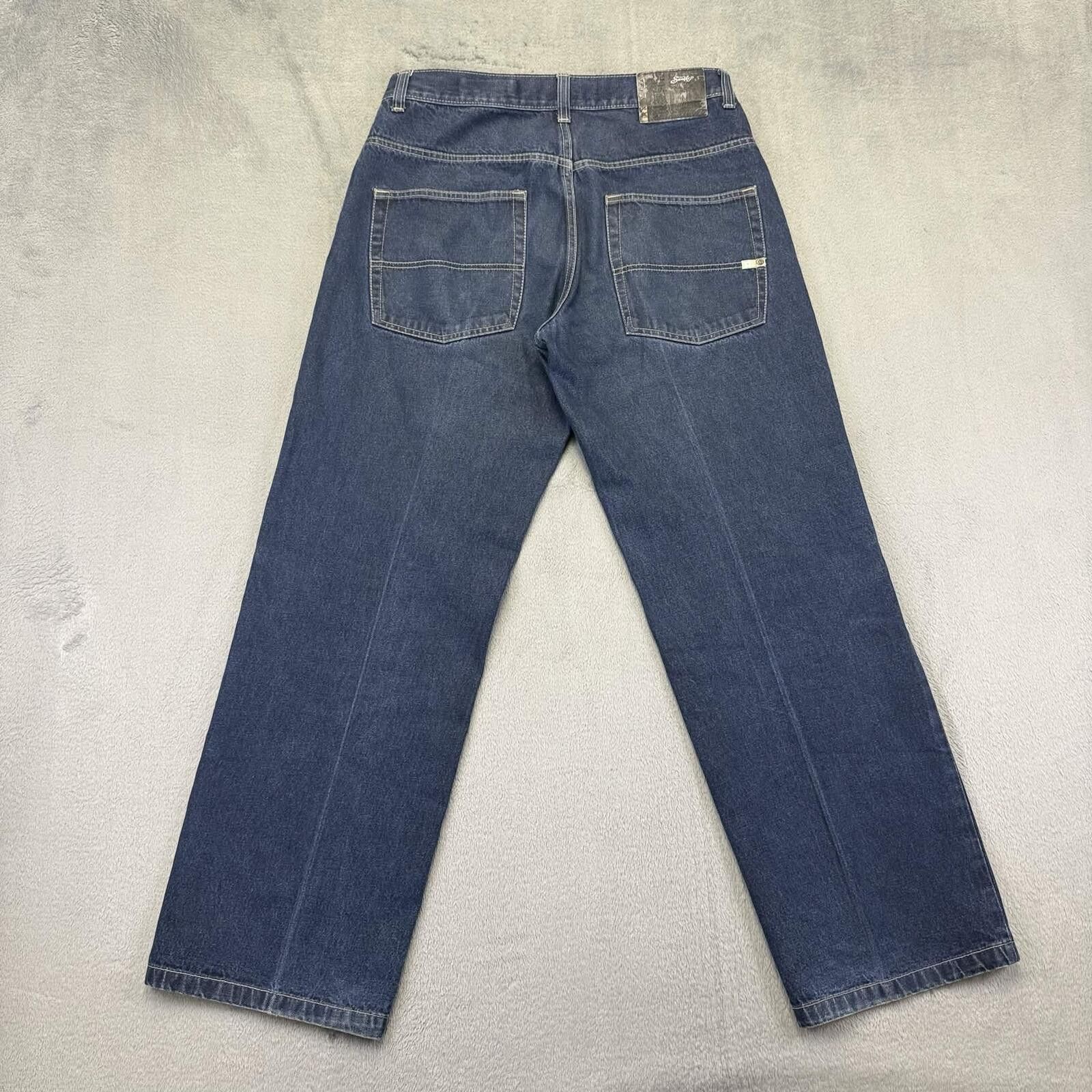 Southpole Southpole Custom Fit Jeans Blue Wide Leg Baggy Denim Size US 38 / EU 54 - 3 Thumbnail