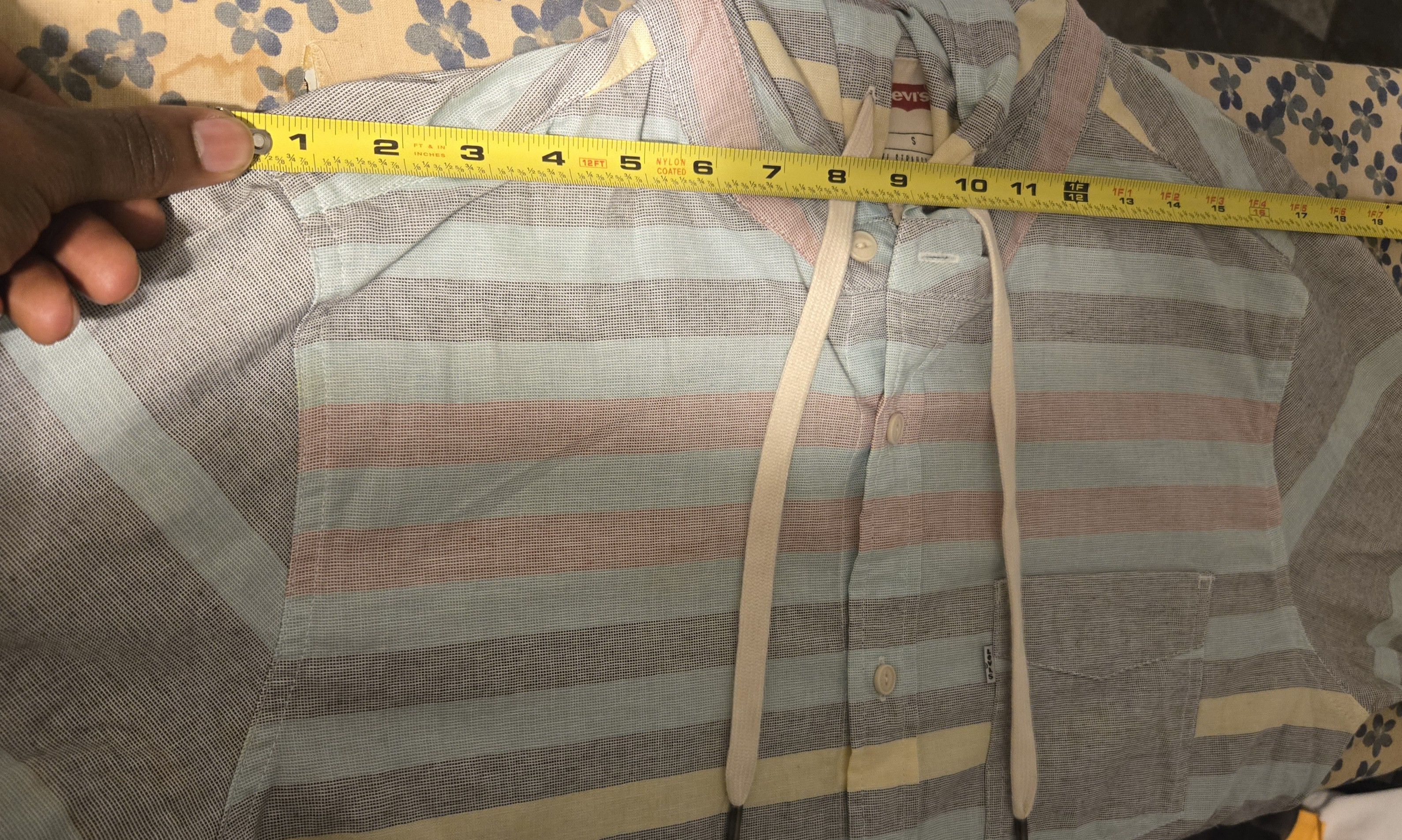 Levi's Vintage Levi Hooded Button Up L/S Shirt Size US S / EU 44-46 / 1 - 8 Thumbnail