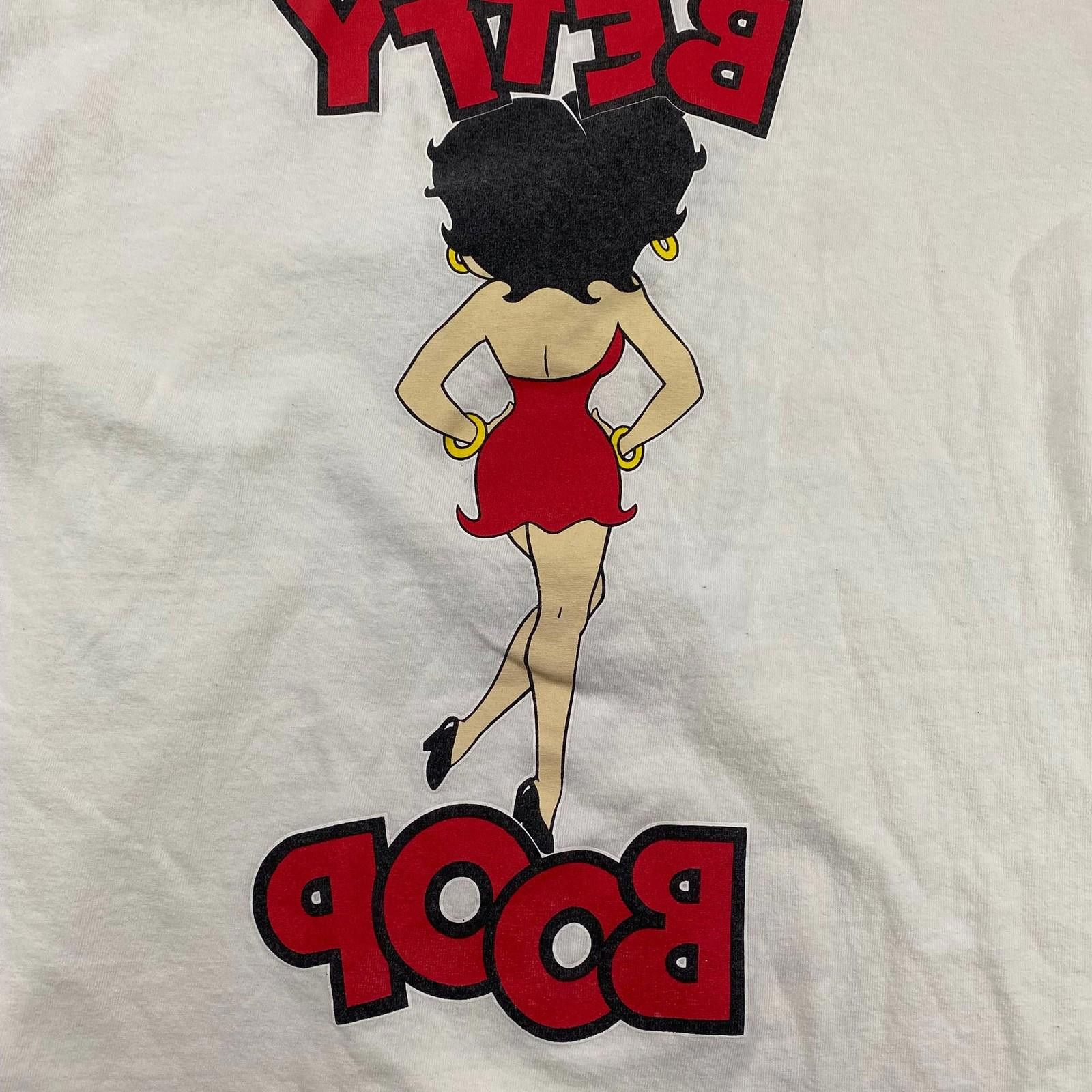Other Betty Boop Vintage 1988 White T-shirt Front and Back Print Size US L / EU 52-54 / 3 - 5 Thumbnail
