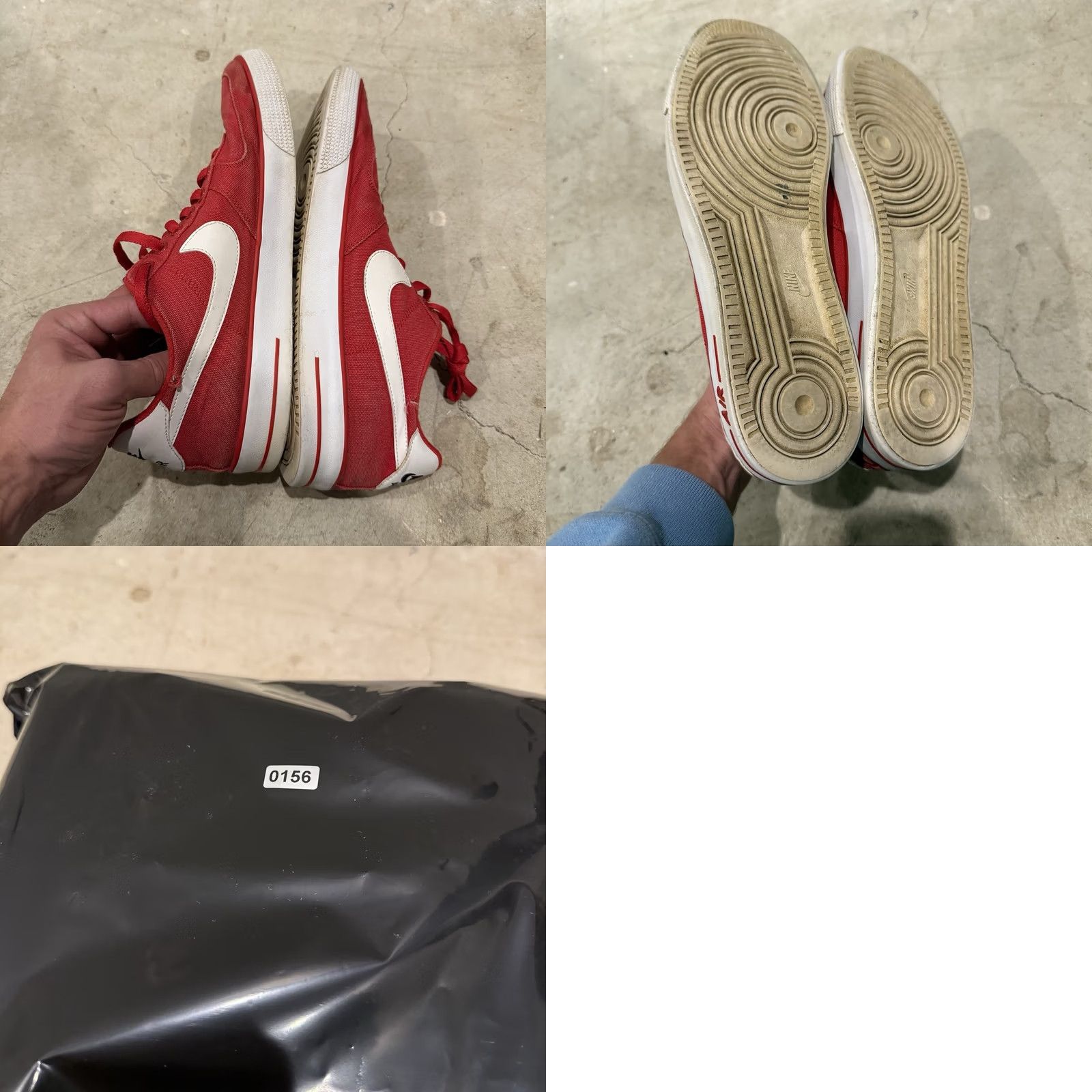 Nike VINTAGE Nike Air Force 1 AC University Red White Sneakers 630939-600 Men’s Size 11 Size US 11 / EU 44 - 8 Thumbnail