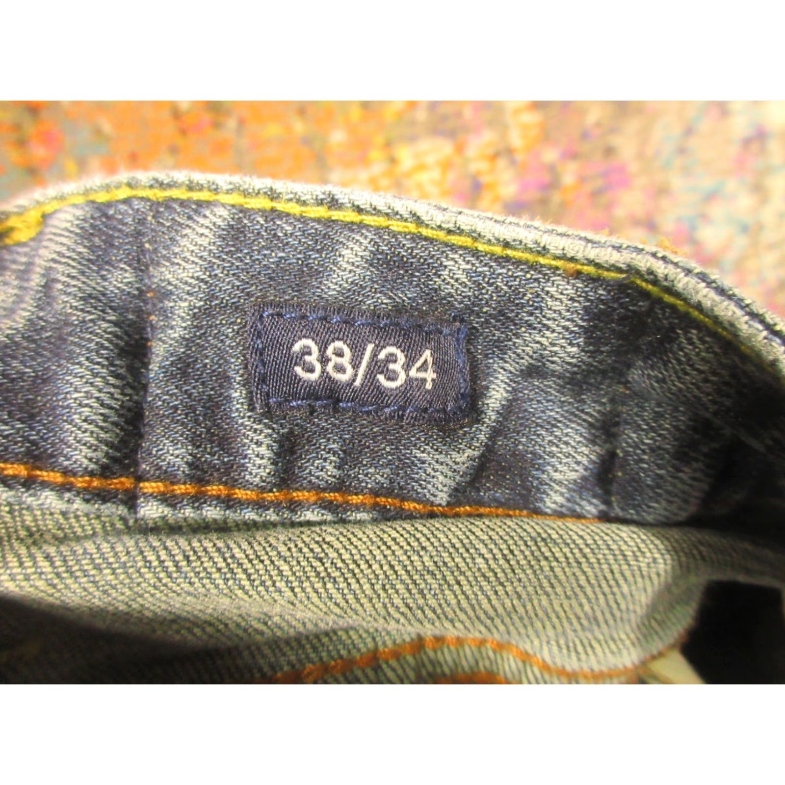 Flag & Anthem Flag & Anthem Jeans 38x34 Mens Nashville Straight Cotton Stretch Denim Size US 38 / EU 54 - 4 Thumbnail