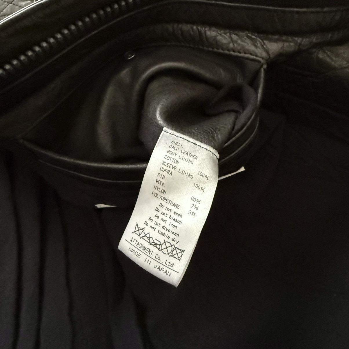 Kazuyuki Kumagai Attachment Early 2000's Attachment German Calf Leather A2 Flight Jacket Size US M / EU 48-50 / 2 - 6 Thumbnail