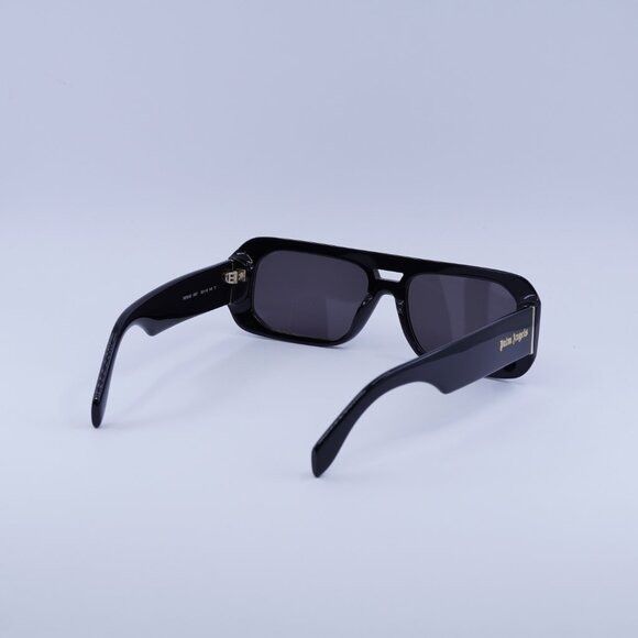 Palm Angels Palm Angels PERI102 WILLOW 1007 Sunglasses Black Rectangle Size ONE SIZE - 9 Thumbnail