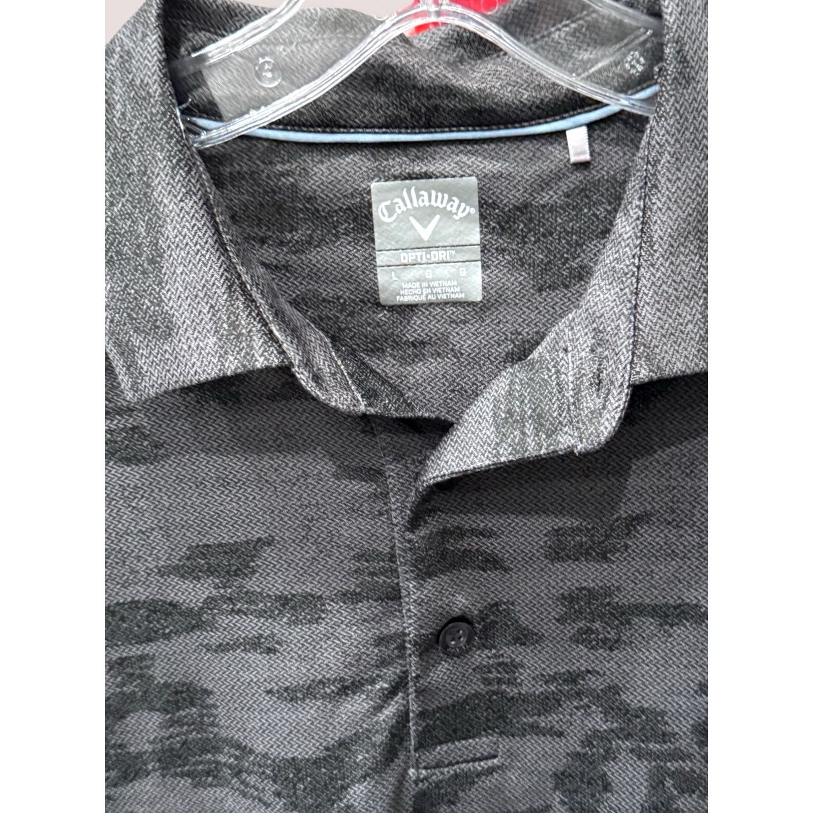 Callaway Callaway Golf POLO SHIRT Gray Camouflage Large L Mens Shirt Size US L / EU 52-54 / 3 - 1 Thumbnail