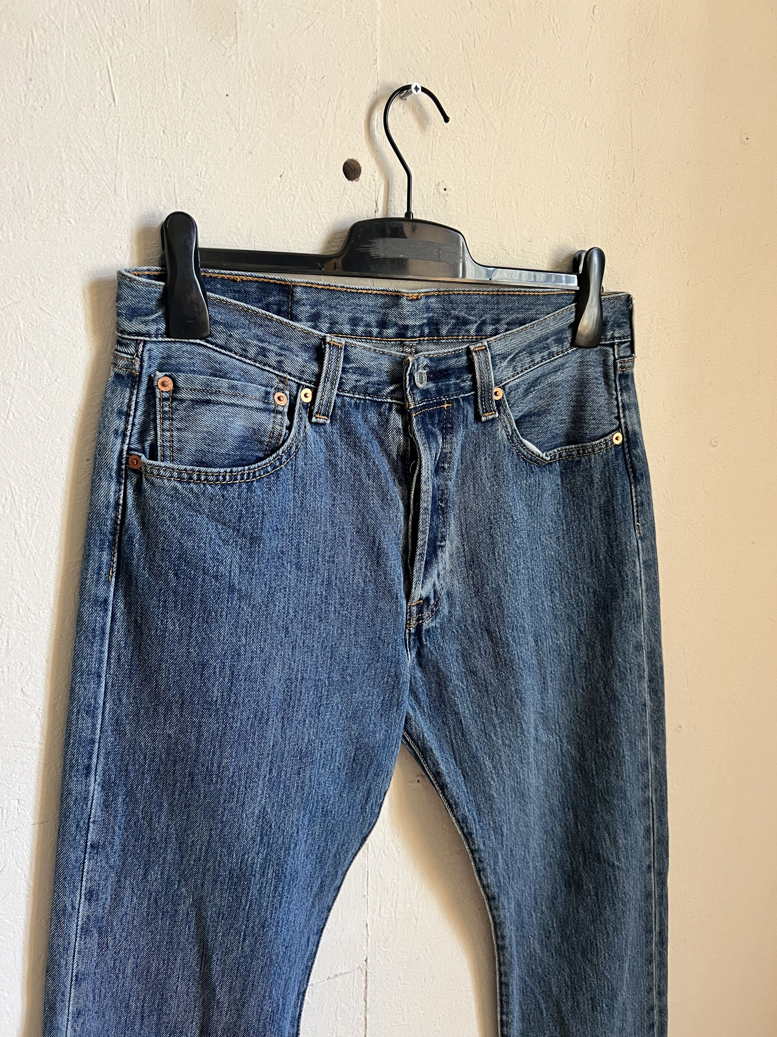 Levi's Levis Basic 501 Straight Denim Jeans Pants Size US 32 / EU 48 - 2 Thumbnail