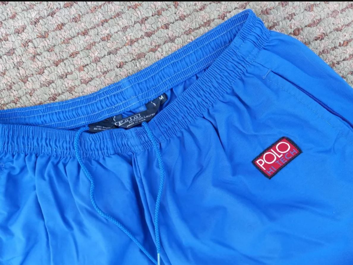 Polo Ralph Lauren Vintage Polo Ralph Lauren Hi Tech Track Pants Medium Size US 34 / EU 50 - 1 Thumbnail