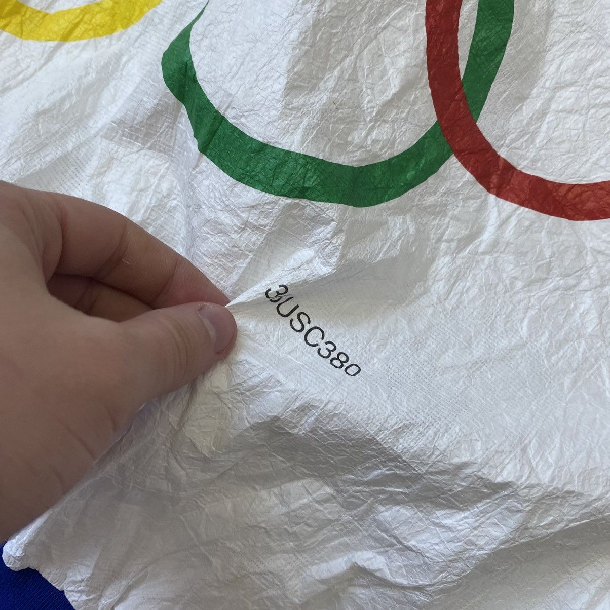 USA Olympics Vintage USA Olympic Overprinted 1980’s rare nylon jacket Size US XL / EU 56 / 4 - 13 Thumbnail