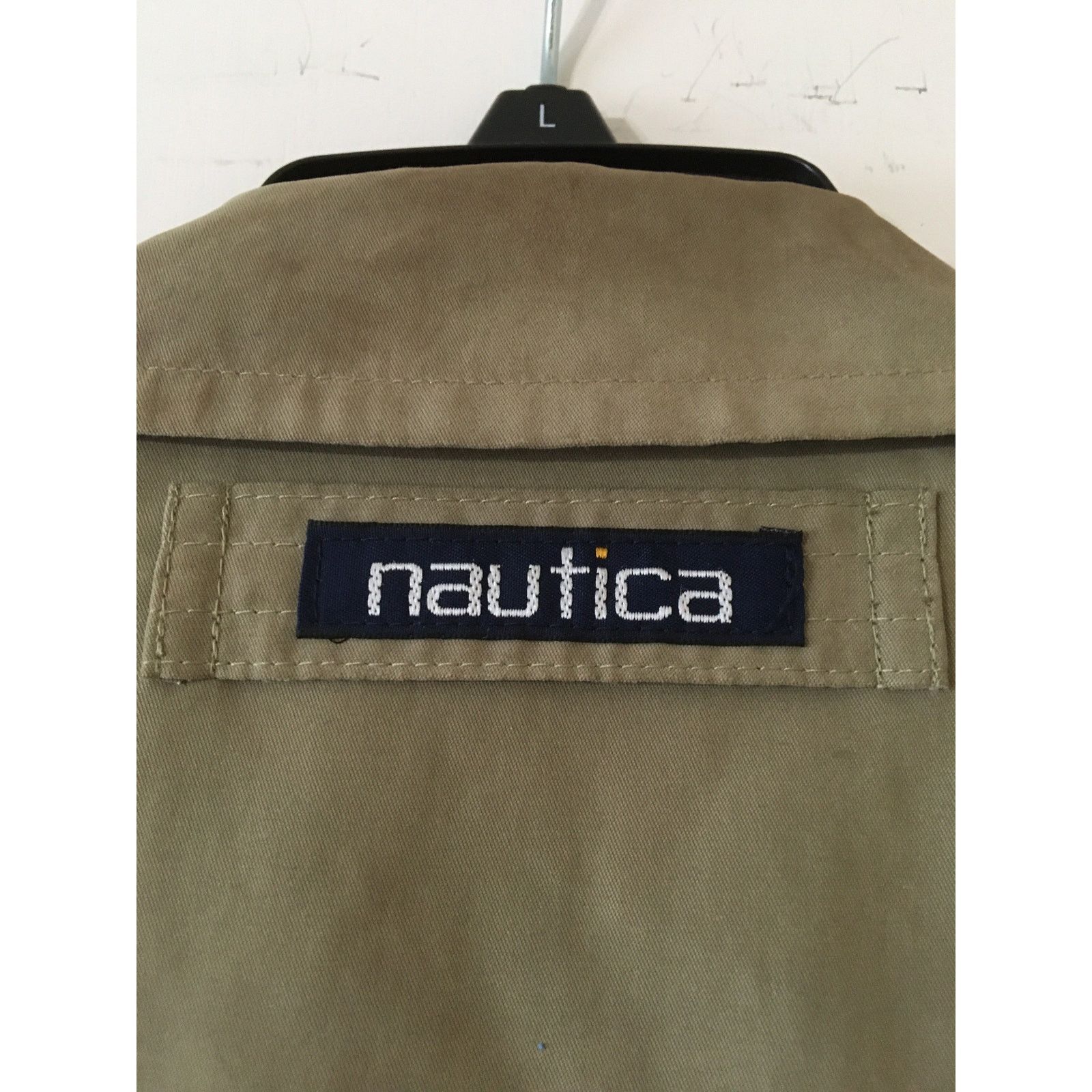 Nautica Nautica Medium Khaki Colored Lined Windbreaker Jacket Size US M / EU 48-50 / 2 - 7 Thumbnail