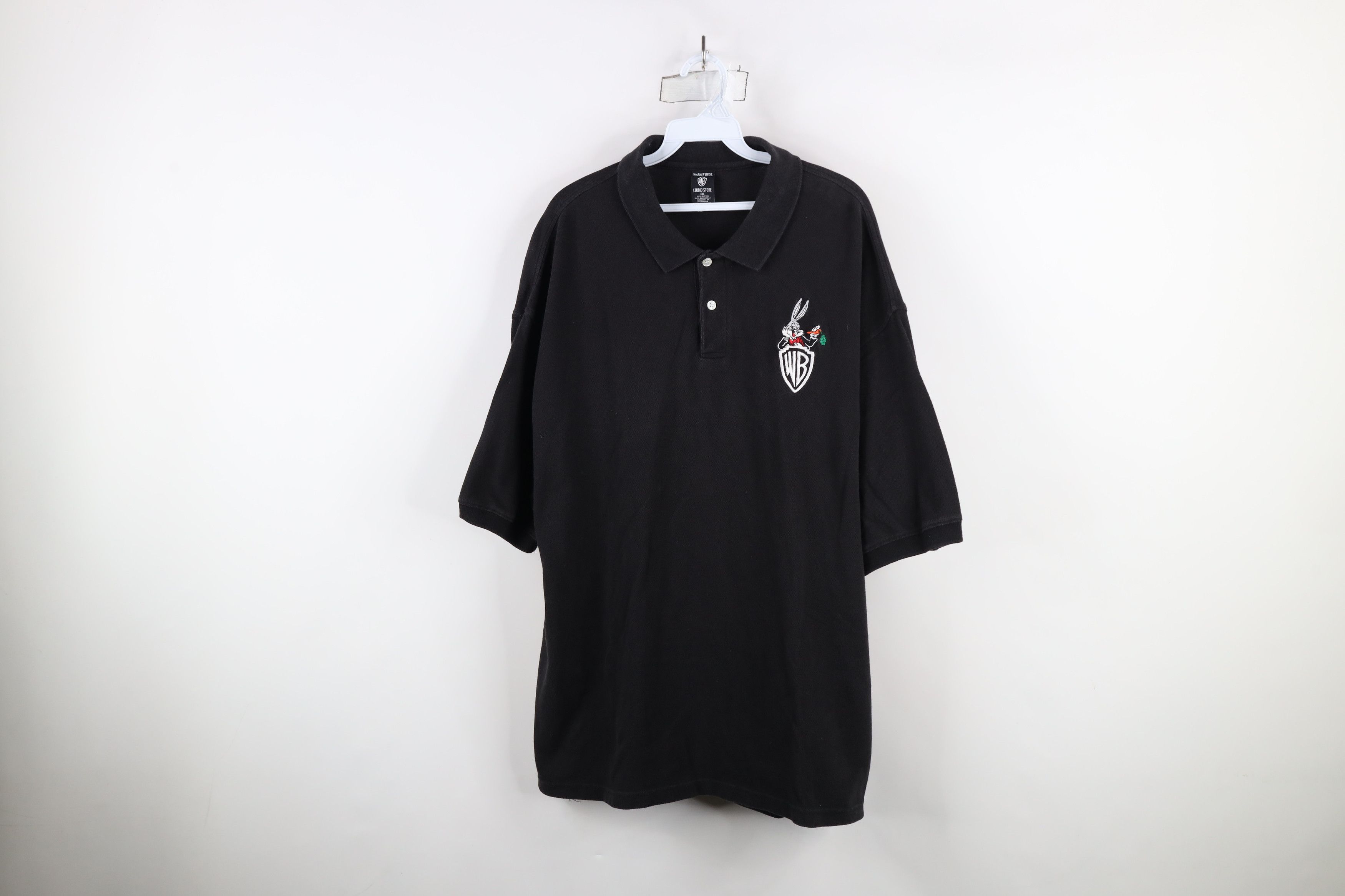 Vintage Vintage 90s Warner Bros Looney Tunes Bugs Bunny Polo Shirt Size US XXL / EU 58 / 5 - 1 Thumbnail