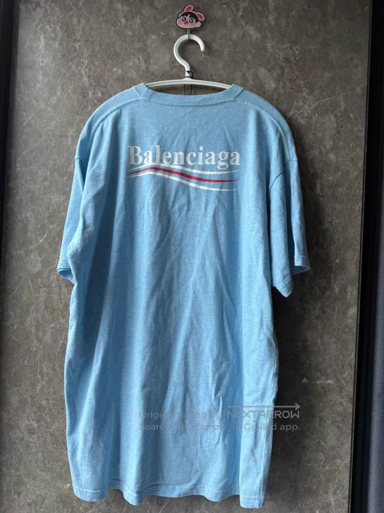 Balenciaga Balenciaga Mist Blue Coke Short Sleeve Size US XS / EU 42 / 0 - 2 Thumbnail