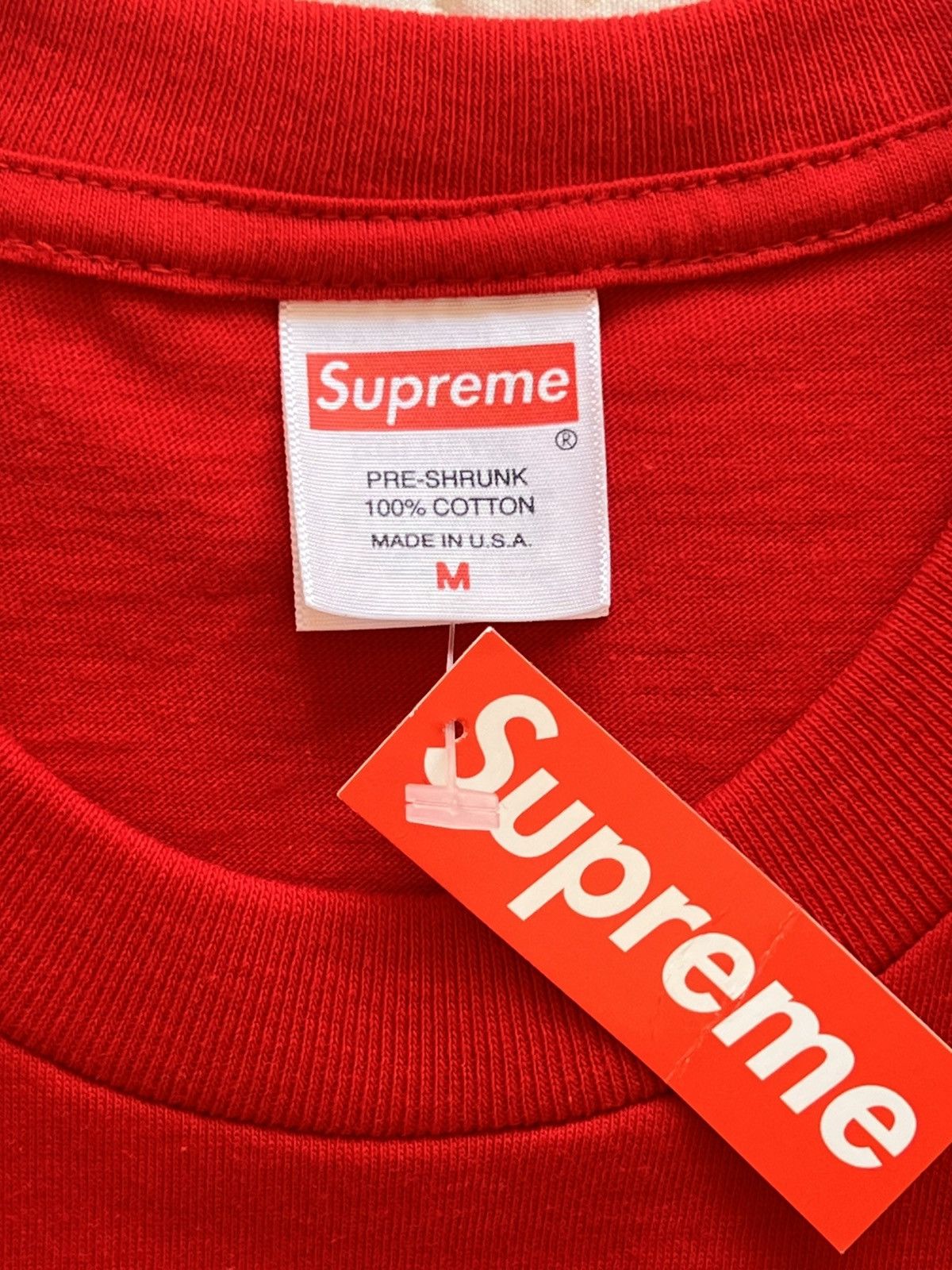 Supreme M Supreme x Diego Maradona photo tee Tshirt red box logo Size US M / EU 48-50 / 2 - 8 Thumbnail