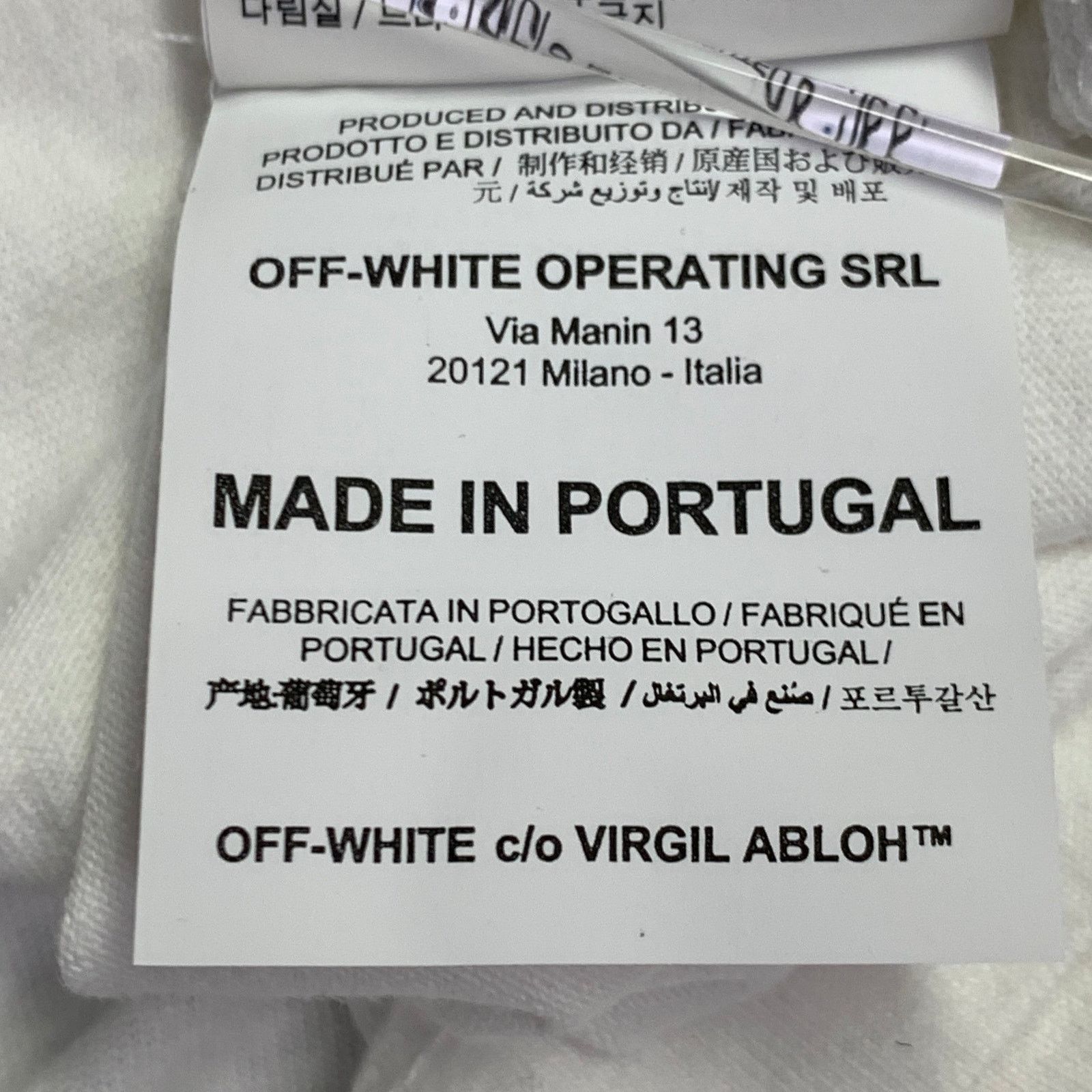 Off-White Size XS White Black Logo Cotton Crew-Neck T-shirt Size US XS / EU 42 / 0 - 13 Thumbnail