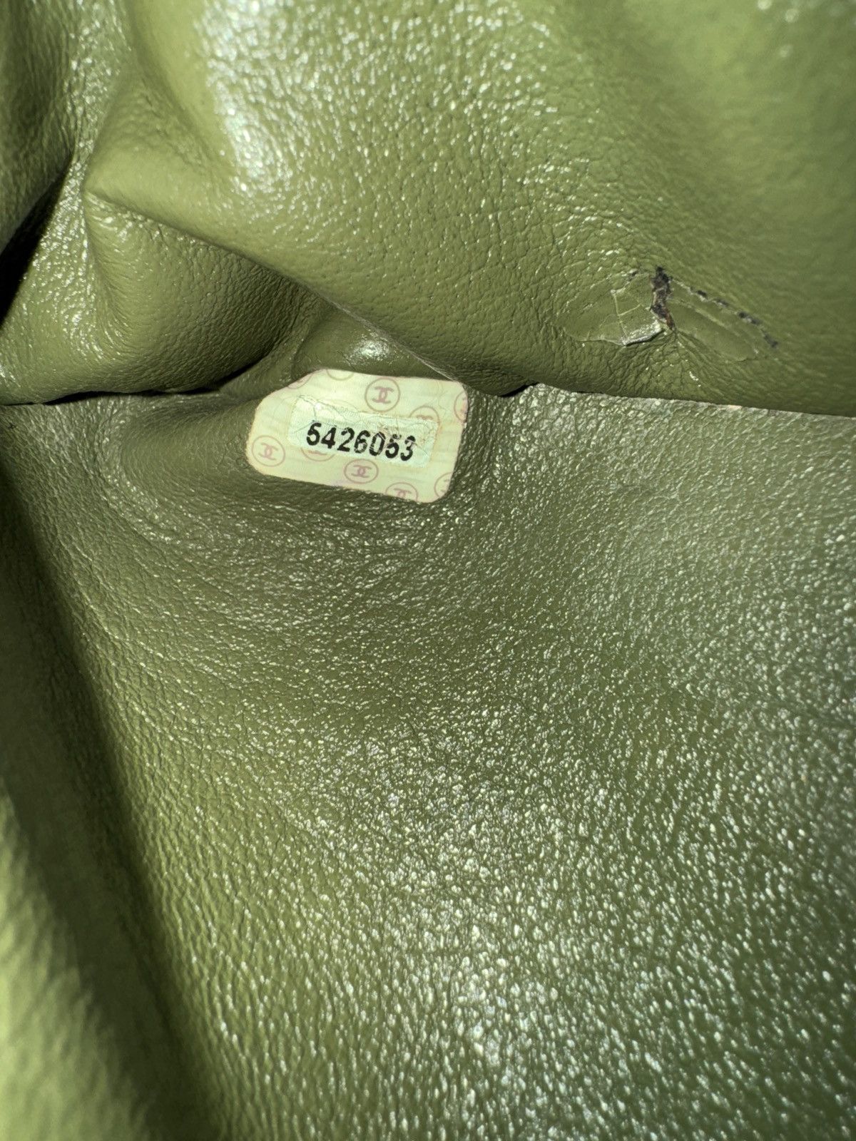 Chanel Chanel Green Suede Shearling Trim CC Turnlock Handbag Size ONE SIZE - 9 Thumbnail