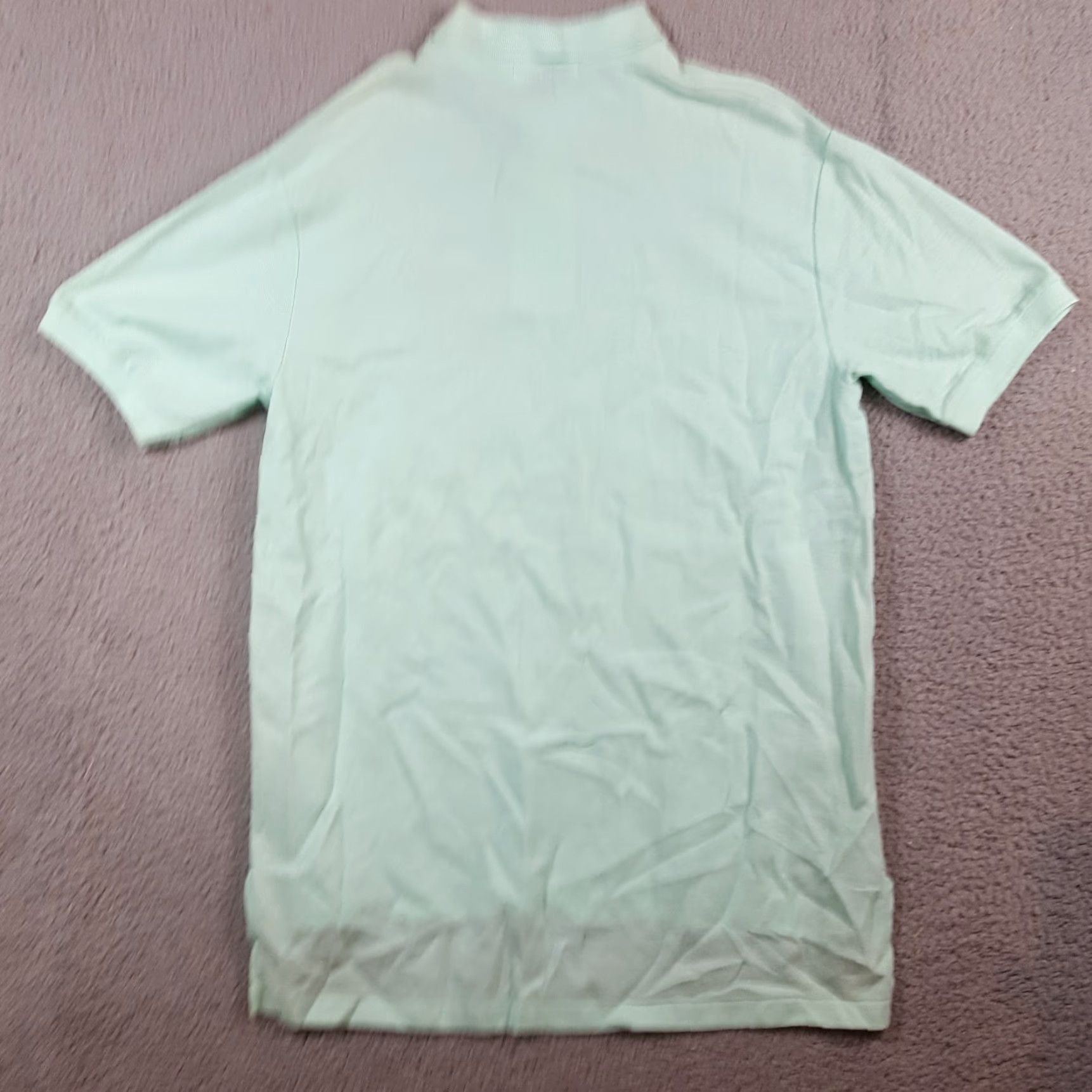 Vintage VINTAGE Seafoam Green Preppy Paris France Men's L Button Collar Polo Shirt Size US L / EU 52-54 / 3 - 5 Thumbnail