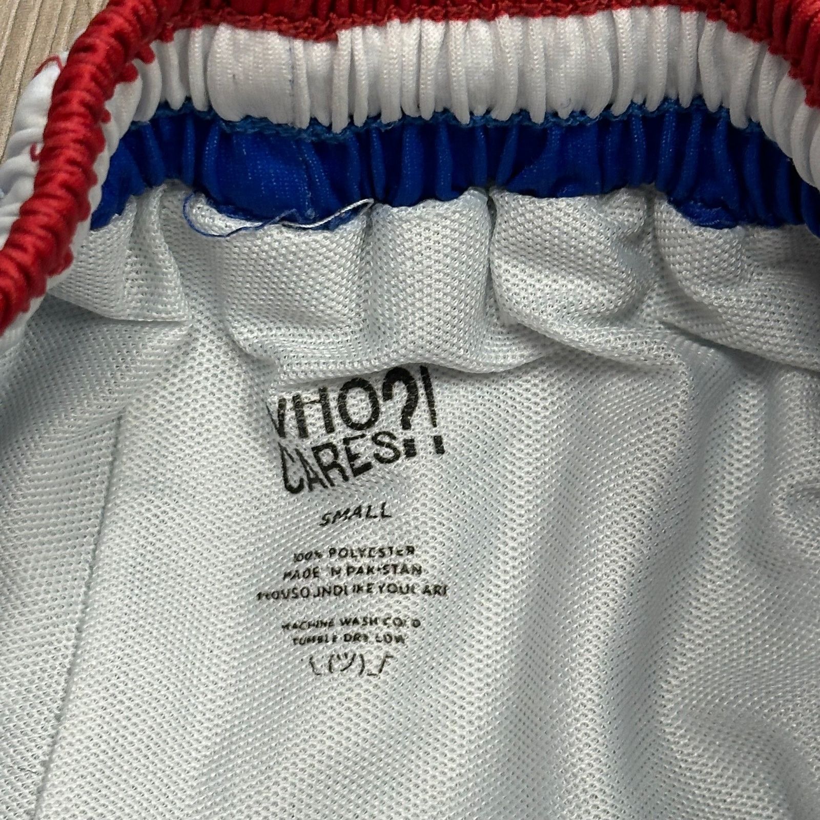 Stussy Who Cares NBA Remix Logos Heavy Mesh Hoop Shorts size Small Size US 30 / EU 46 - 3 Thumbnail