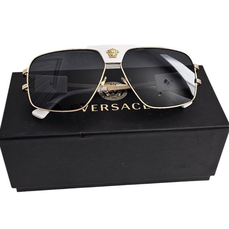 Versace Versace men's VE2251 navigator/pilot sunglasses Size ONE SIZE - 4 Thumbnail