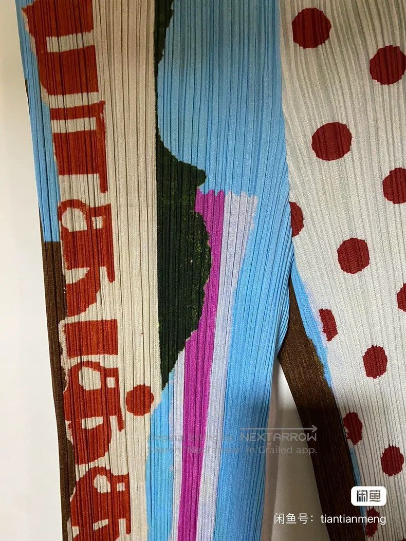Issey Miyake Issey Miyake size:5 Polka Dot Retro Pants Size 22" - 2 Thumbnail