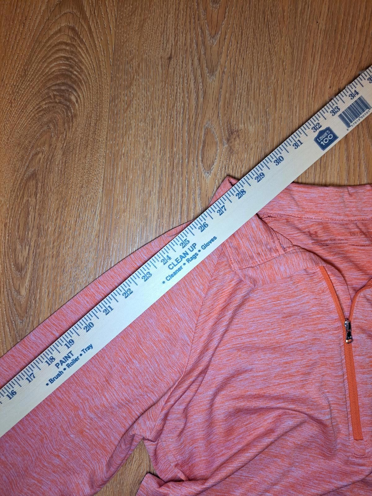 Under Armour Under Armour Quarter Zip Pullover Sweater Mens Large Orange Size US L / EU 52-54 / 3 - 9 Thumbnail