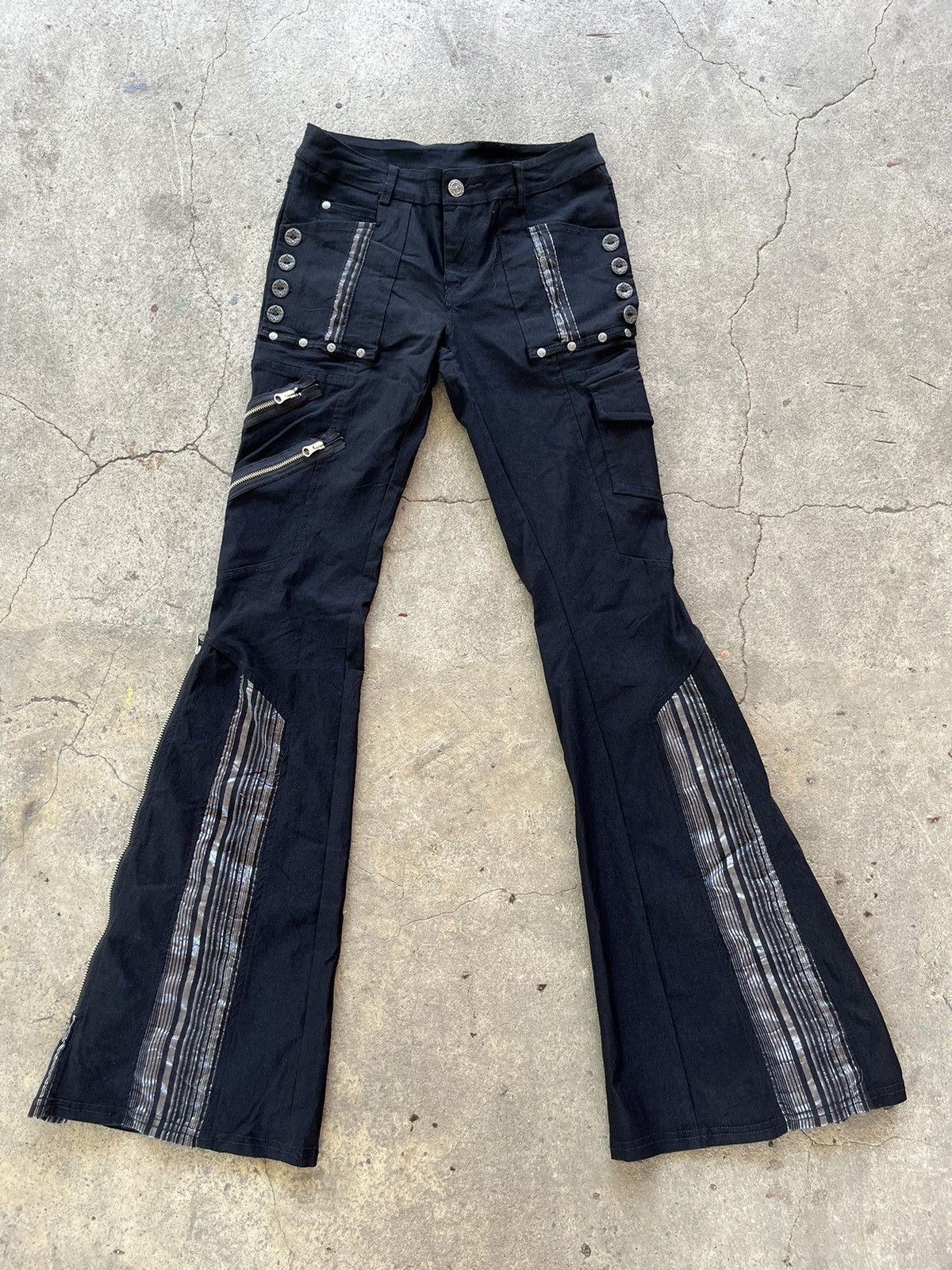 OZZ ONESTE Zipper Bontage Pants