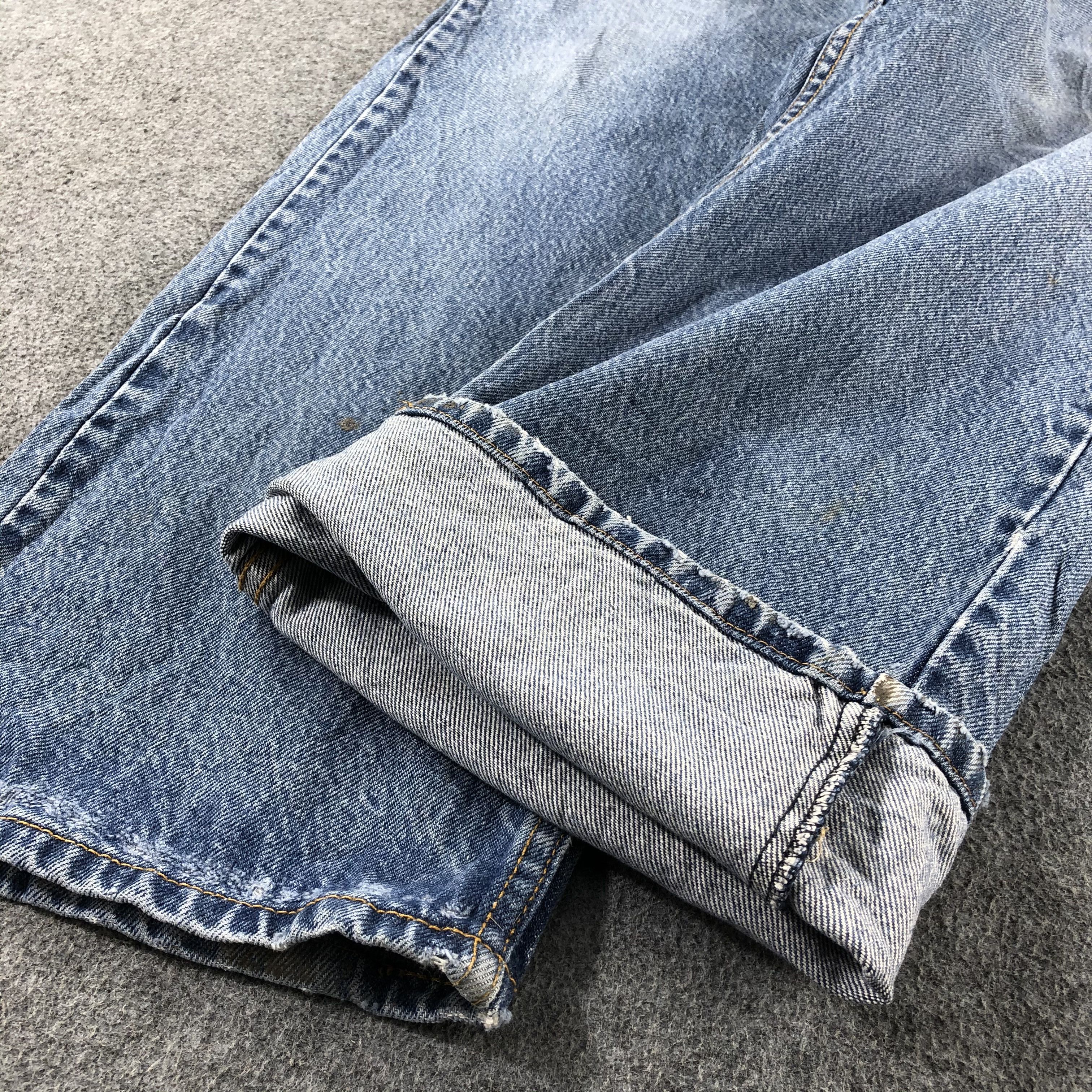 Levi's Vintage Blue Wash Levis 505 Jeans-J2637 Size US 41 - 7 Thumbnail