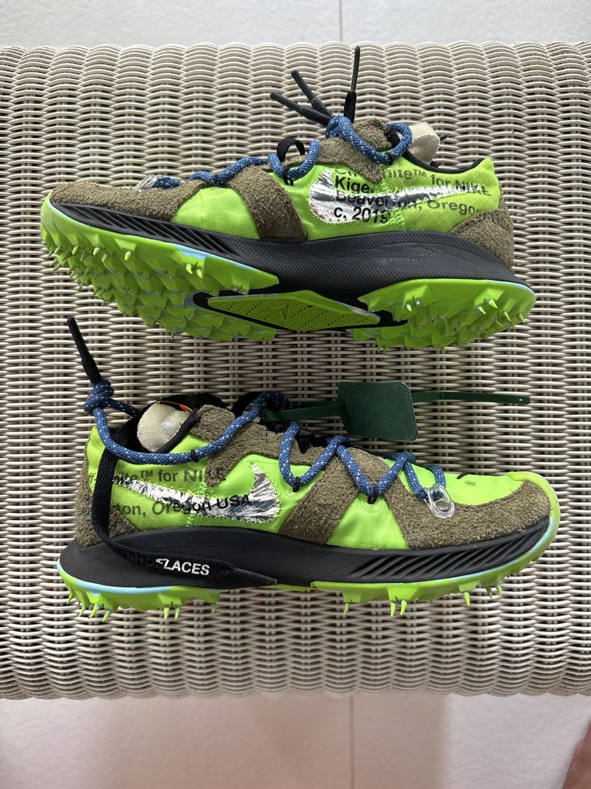 Nike Off White Virgil Abloh Nike Zoom Terra Kiger 5 OW Grailed