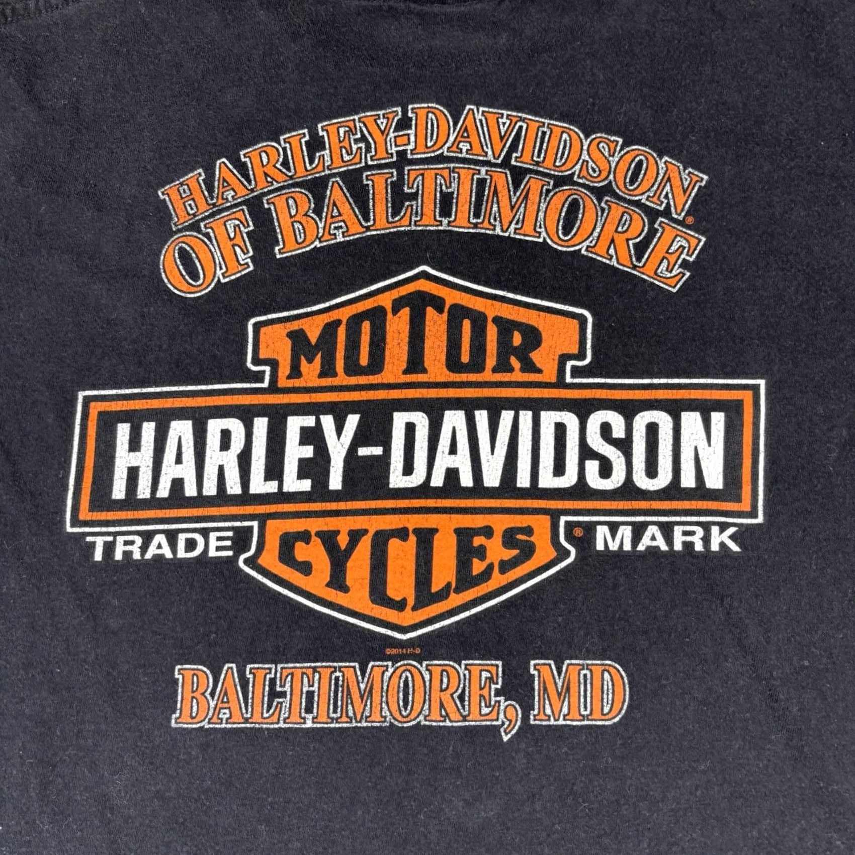Harley Davidson VINTAGE Harley-Davidson T Shirt Biker Motorcycle Graphic Print Short Sleeve Crew Neck Double-Sided Black L Mens Size US L / EU 52-54 / 3 - 8 Thumbnail