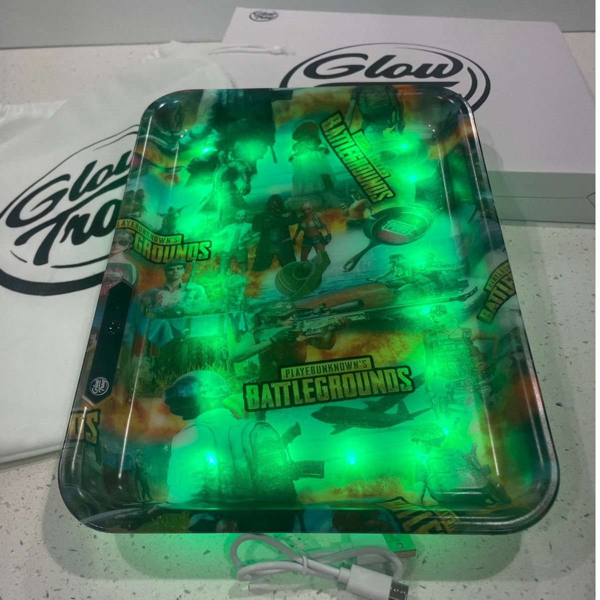 Other Rolling Glowing Tray LED Cookies Playerunknows Battlegrounds Size ONE SIZE - 3 Thumbnail