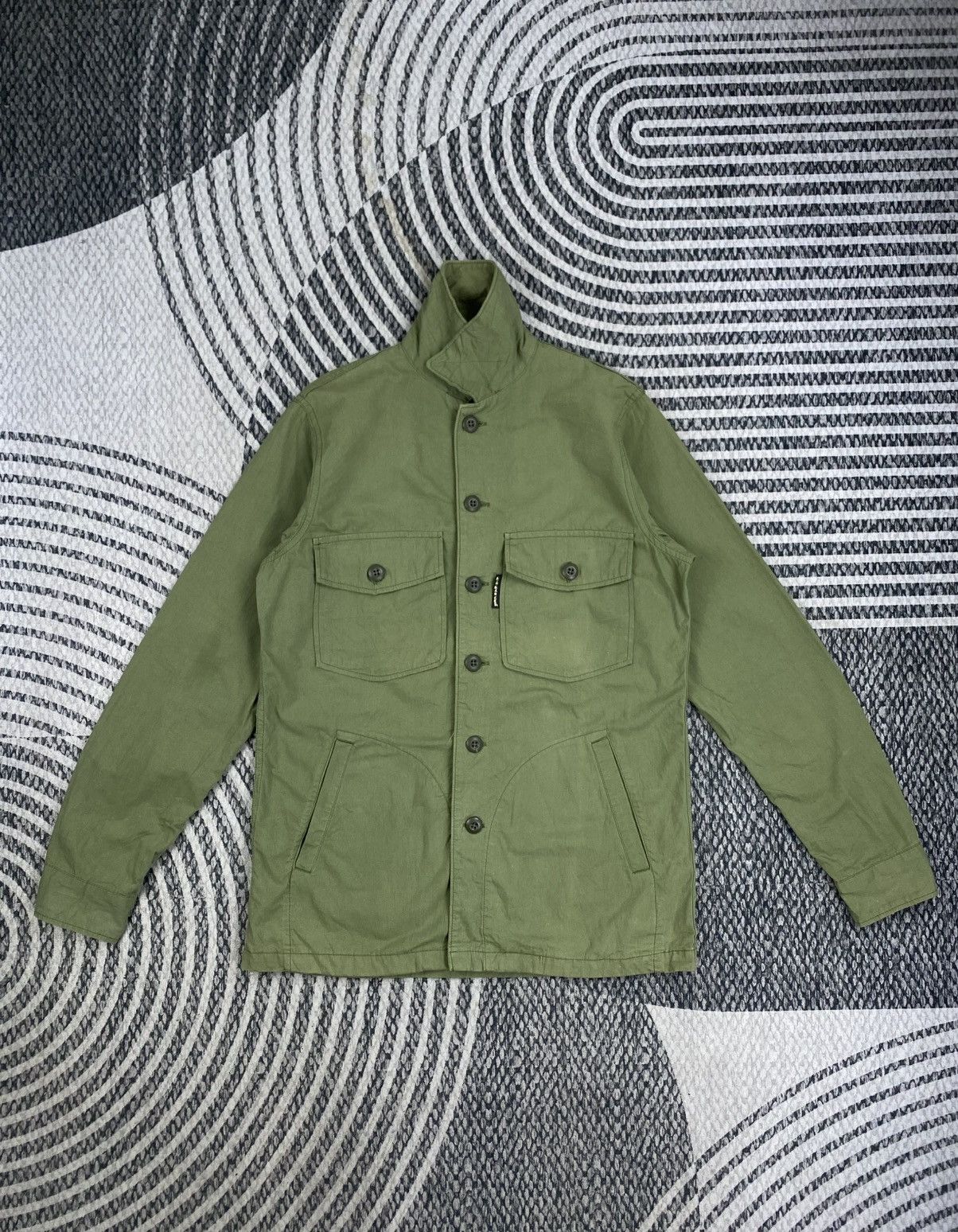 Blue Blue Japan Blue Blue Japan HR Market Army Green Style Button Up Shirt Size US M / EU 48-50 / 2 - 5 Thumbnail