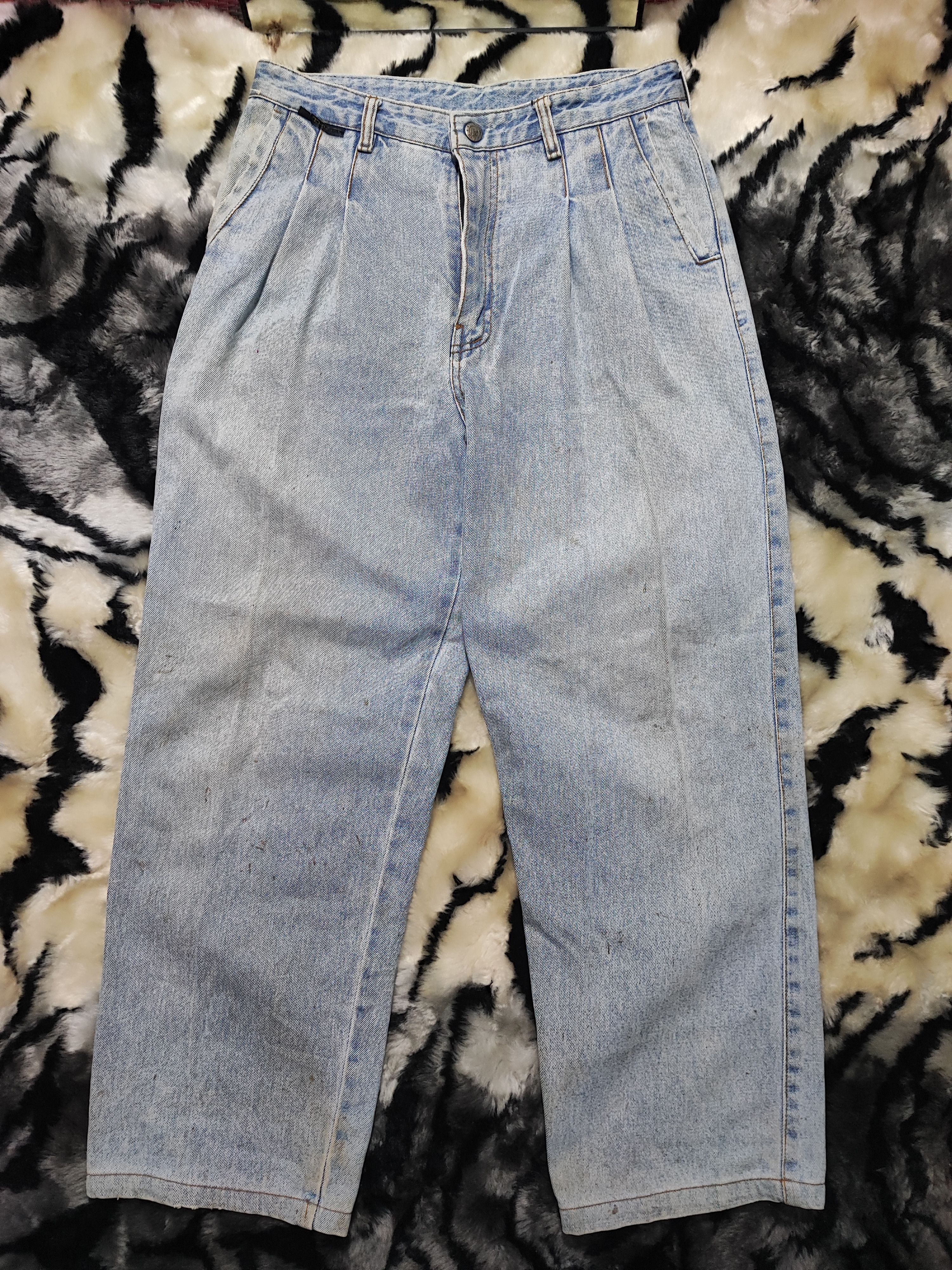Vintage Volvo vintage y2k grunge faded blue skater baggy jeans Size US 30 / EU 46 - 3 Thumbnail