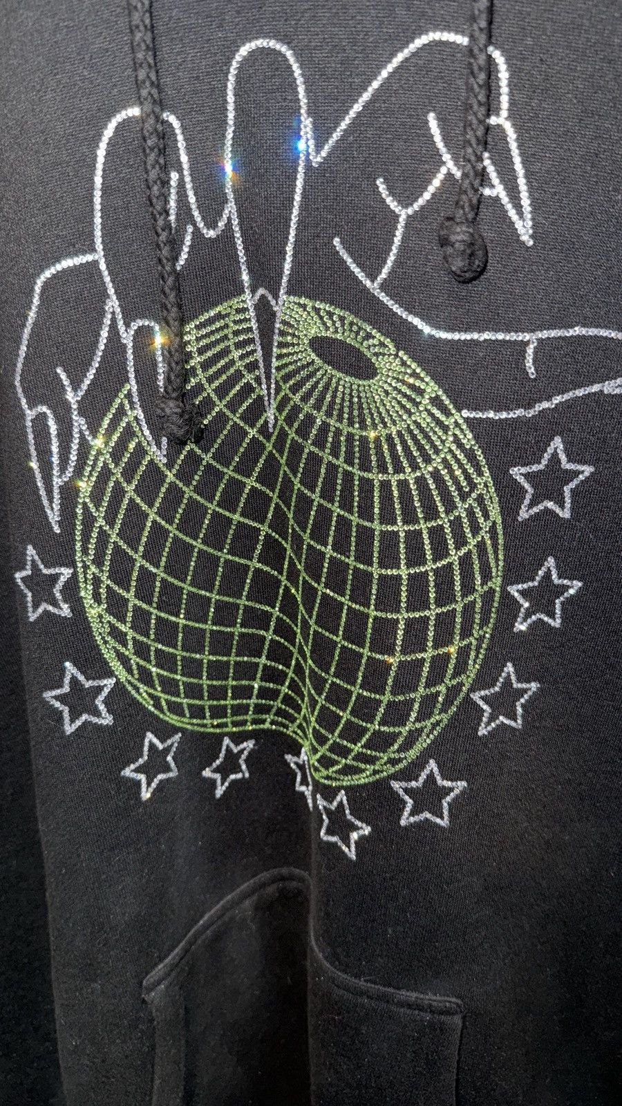 Copes Copes $NOT Rhinestone Globe Hoodie Size US XL / EU 56 / 4 - 1 Thumbnail