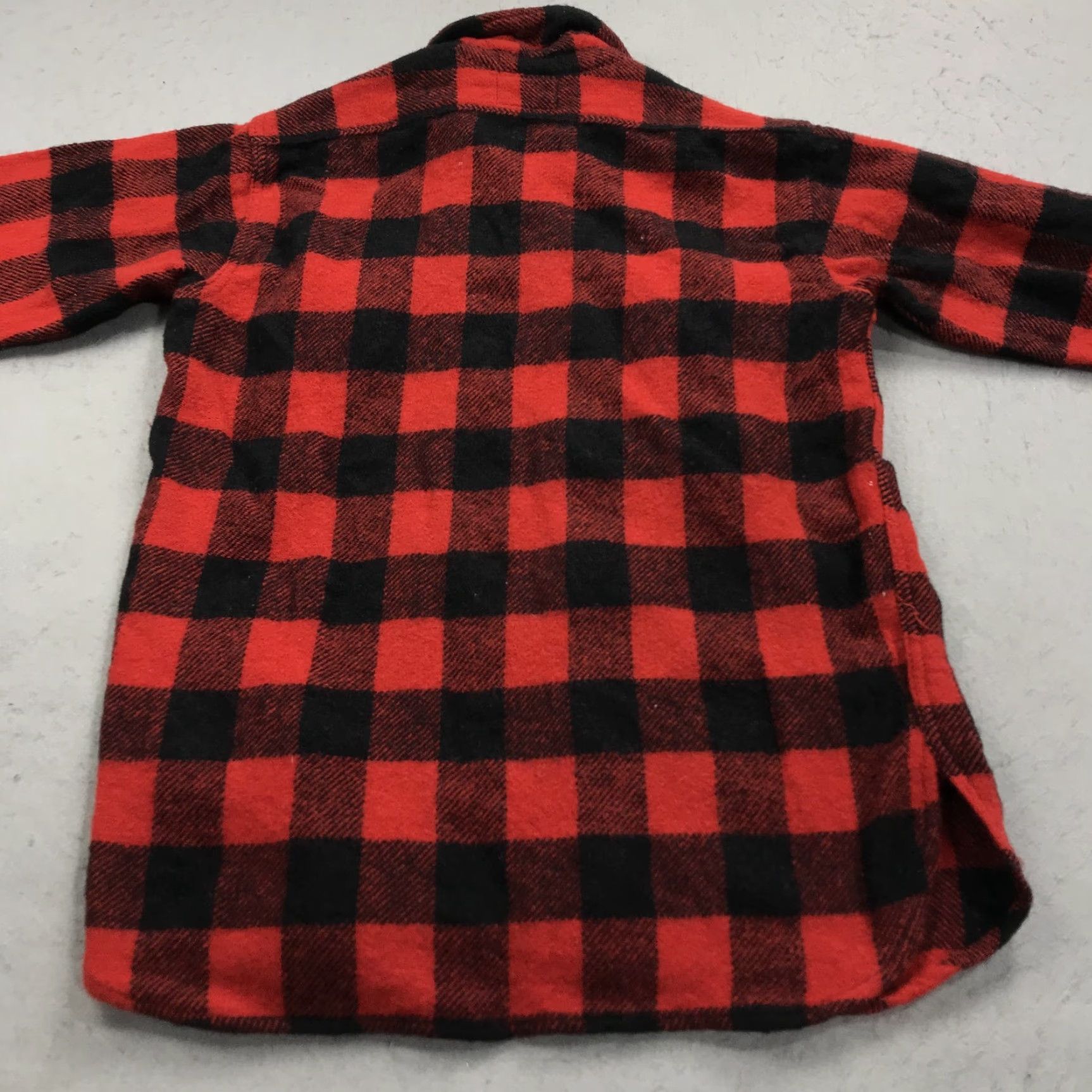 Vintage VINTAGE Pilgrim Shirt Mens M Red Buffalo Plaid Wool Flannel Hunting 60s USA Button-Up Long Sleeve Pockets Cardigan? Size US M / EU 48-50 / 2 - 6 Thumbnail