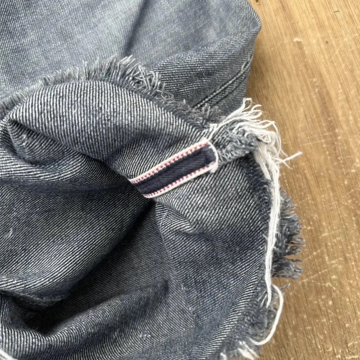 Marithe + Francois Girbaud UNIQUE‼️MARITHE FRANCOIS GIRBAUD JEAN SELVEDGE PATHWORK RARE Size US 26 / EU 42 - 12 Thumbnail